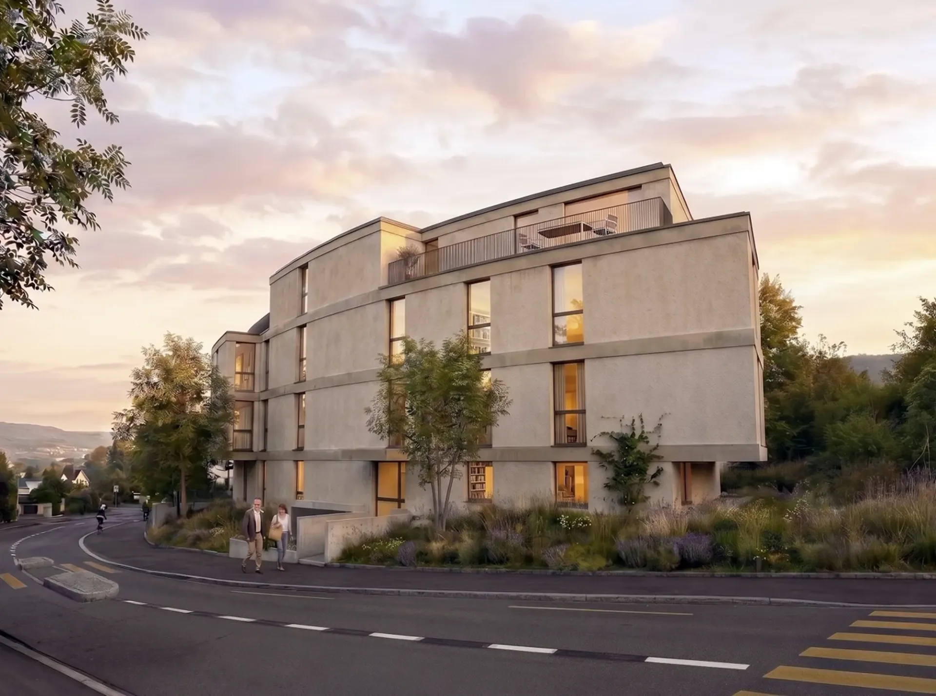 Erstbezug in Zürich moderne 1-Zimmer-Wohnung mit Balkon