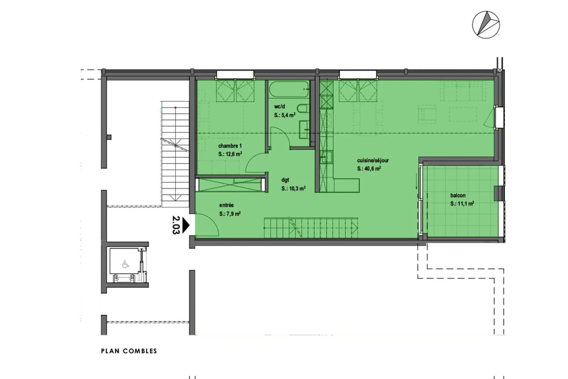 Magnificent neues Duplex-Apartment