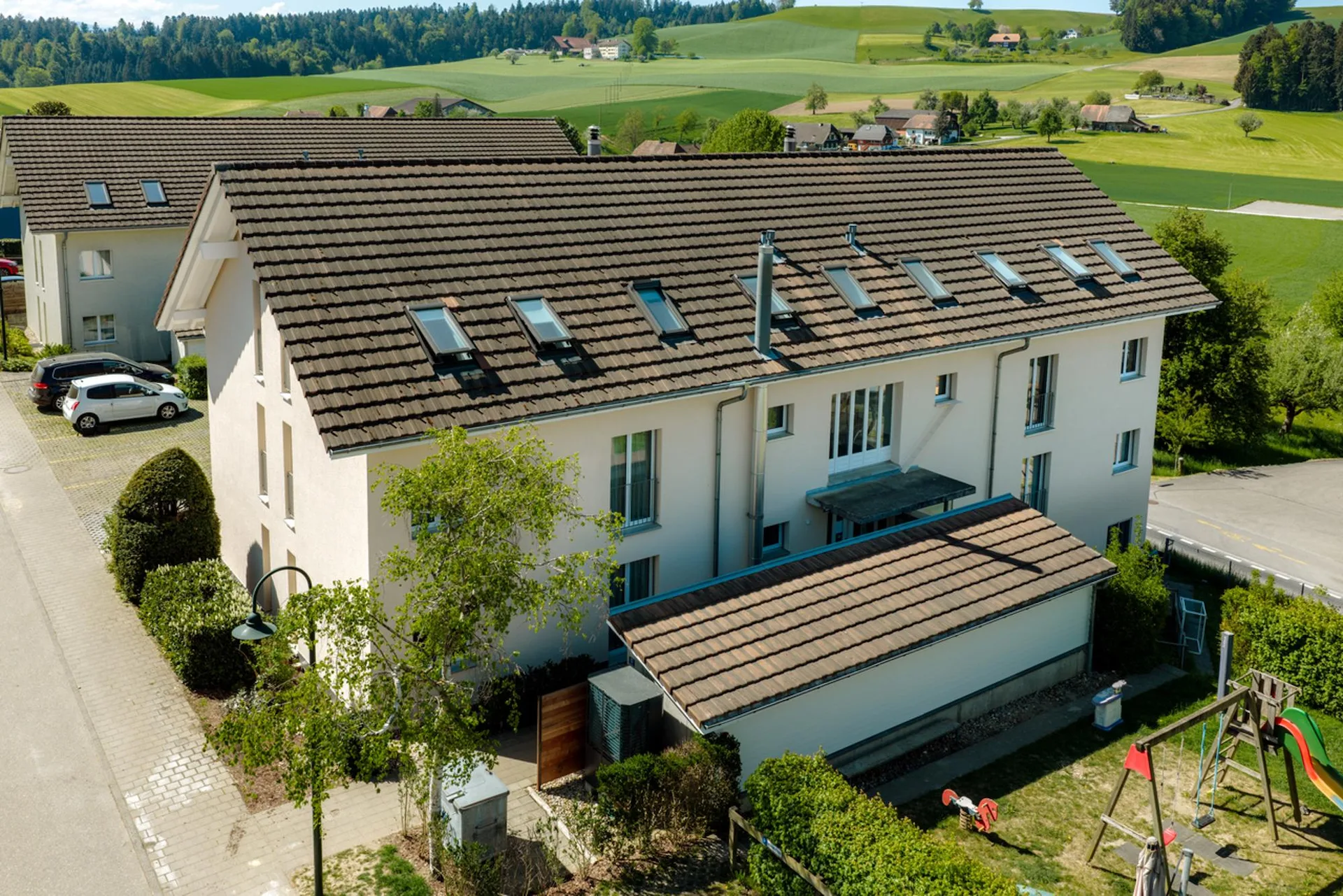 Dachwohnung mit Weitsicht und gemütlichem Charakter
