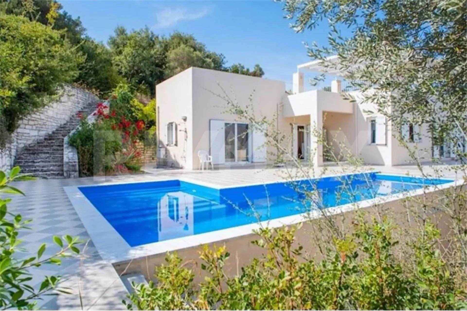 Haven of peace in Crete, Villa with pool amidst olive trees