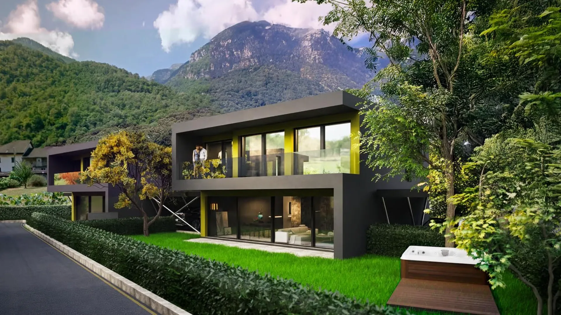 Vision Life & Wellness - 4 moderne Villen und Wellnesszentrum in der Gemeinde Iragna