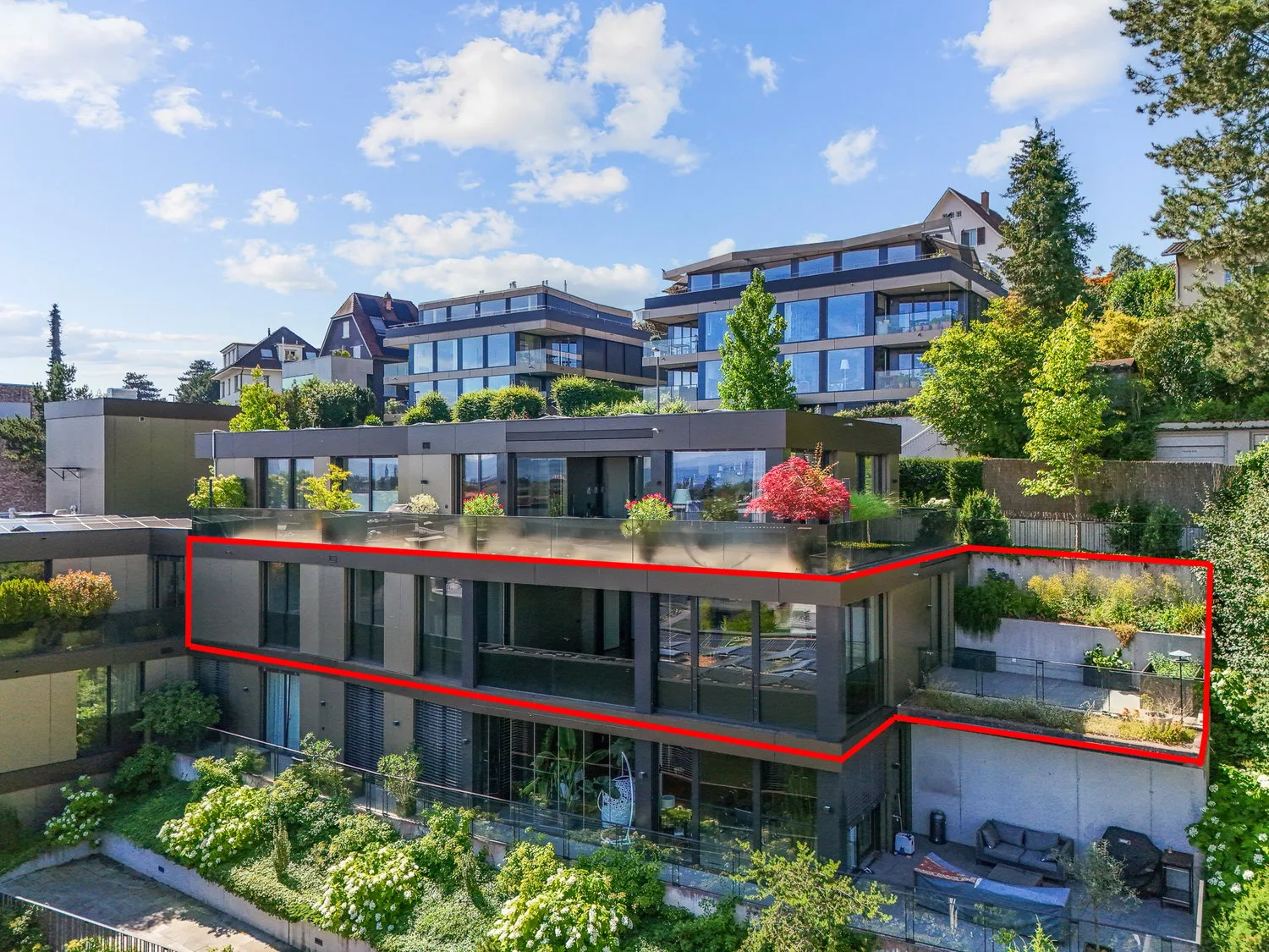 Wohnen mit Blick über Basel