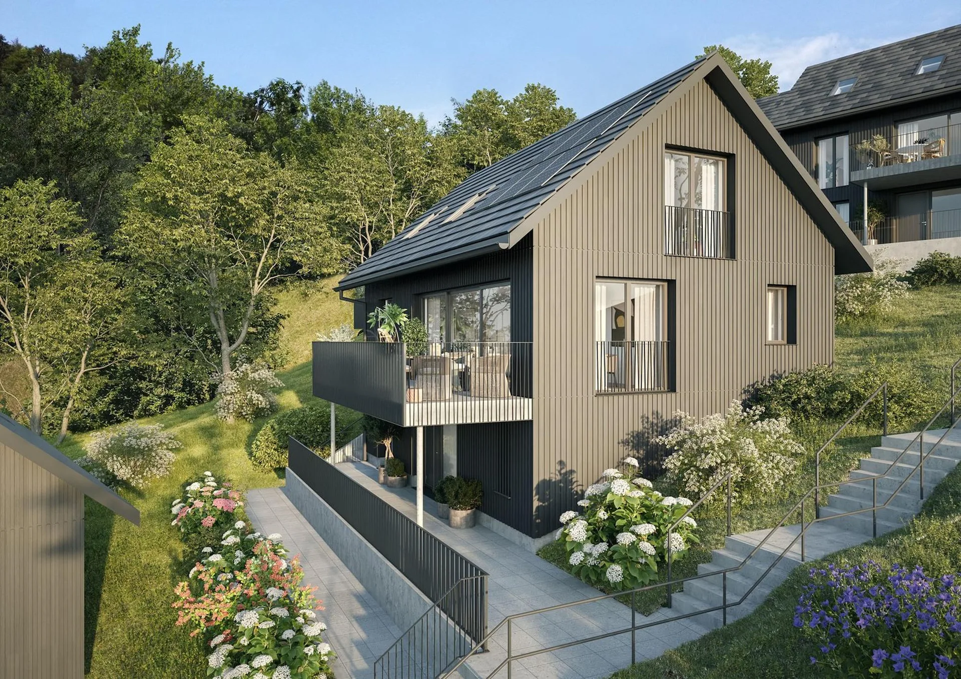 Modernes 5.5-Zimmer-Einfamilienhaus an ruhiger Lage in Waltenstein/ Schlatt