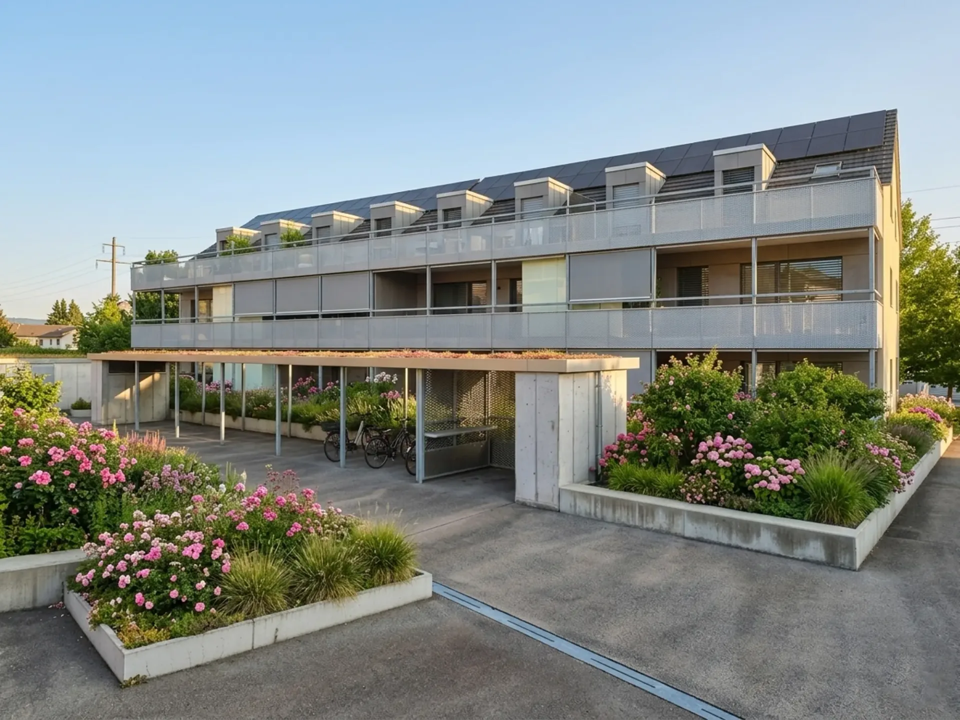 Modern apartment in a quiet location