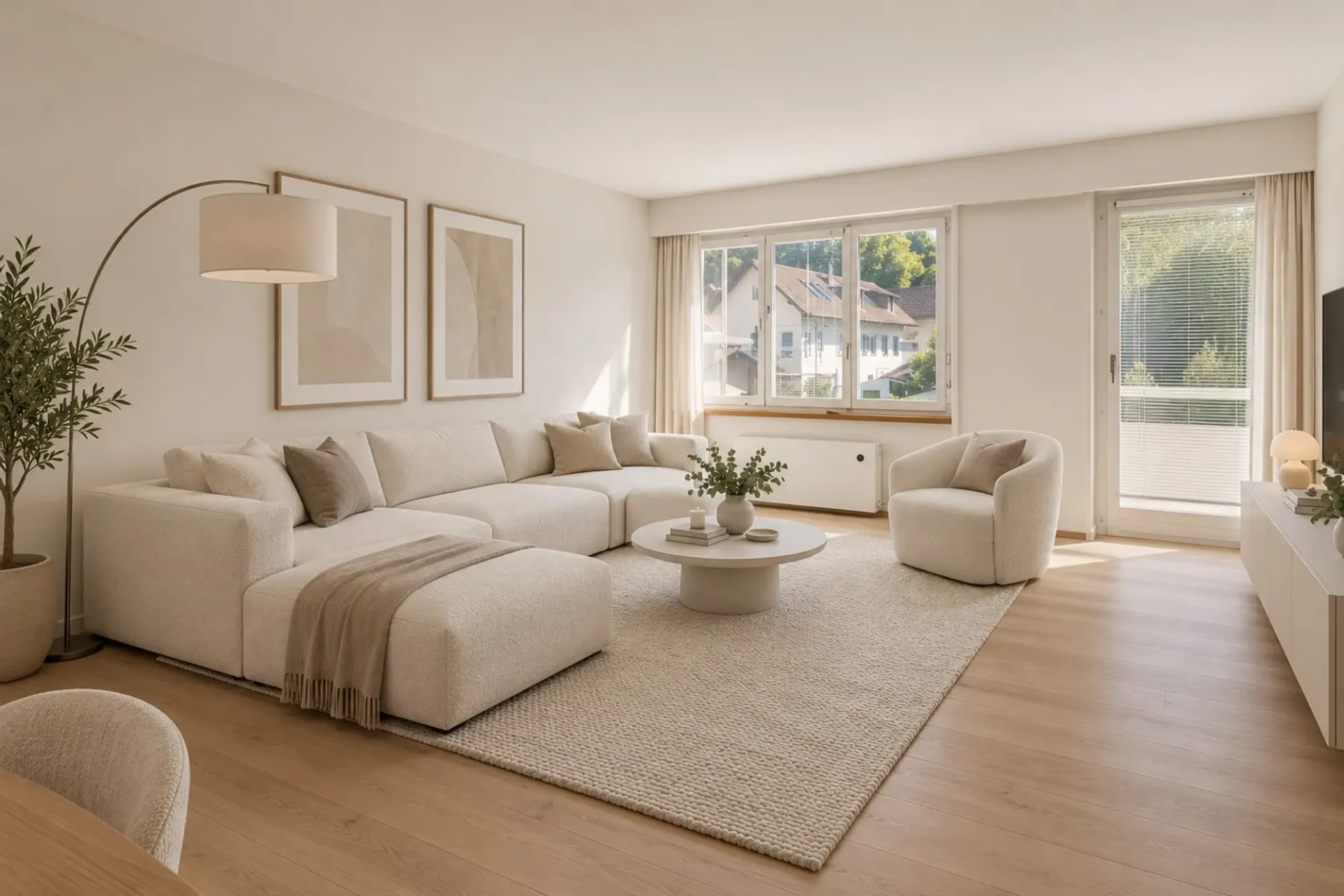Zu renovieren - 2.5-Zimmer-Wohnung mit Balkon in Couvet