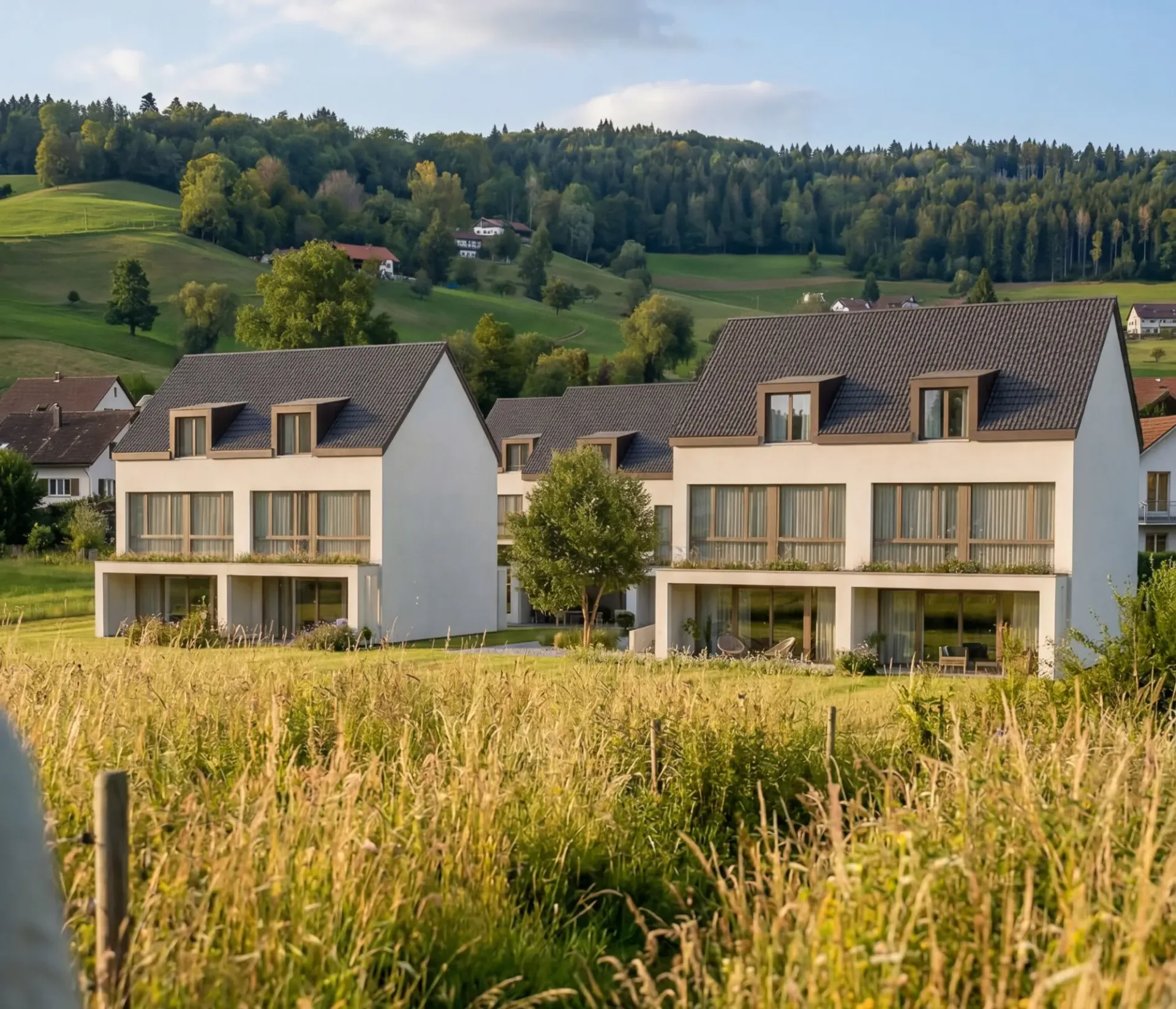 Grosszügiges 6.5-Zimmer Doppeleinfamilienhaus D.1 in ruhiger Lage in Oberkulm AG