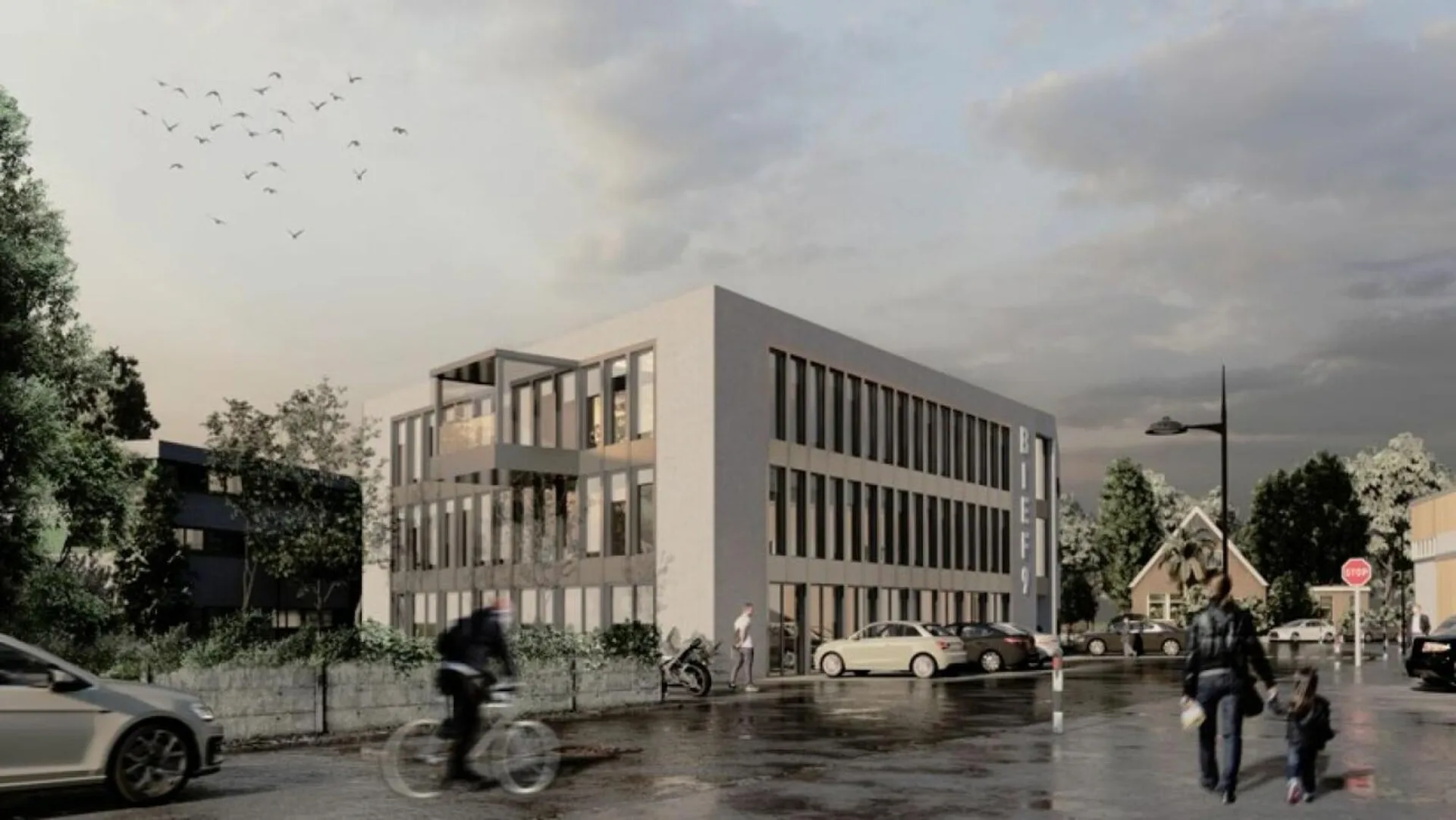 3 Flächen à 356 m2 pro Etage (EG + 1. + 2. Etage)