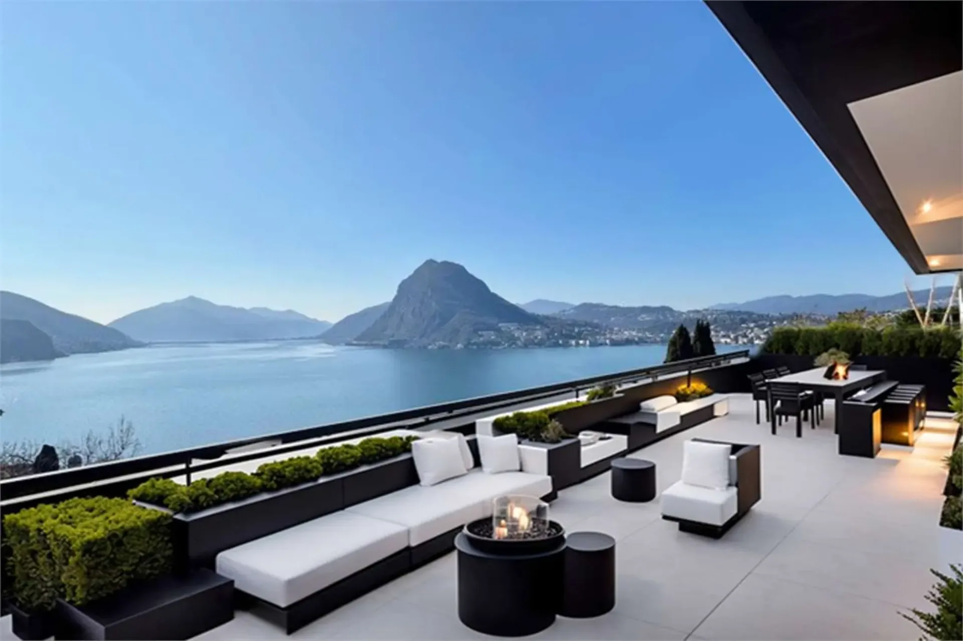 Attika-Duplex-Wohnung von Prestige mit Seeblick