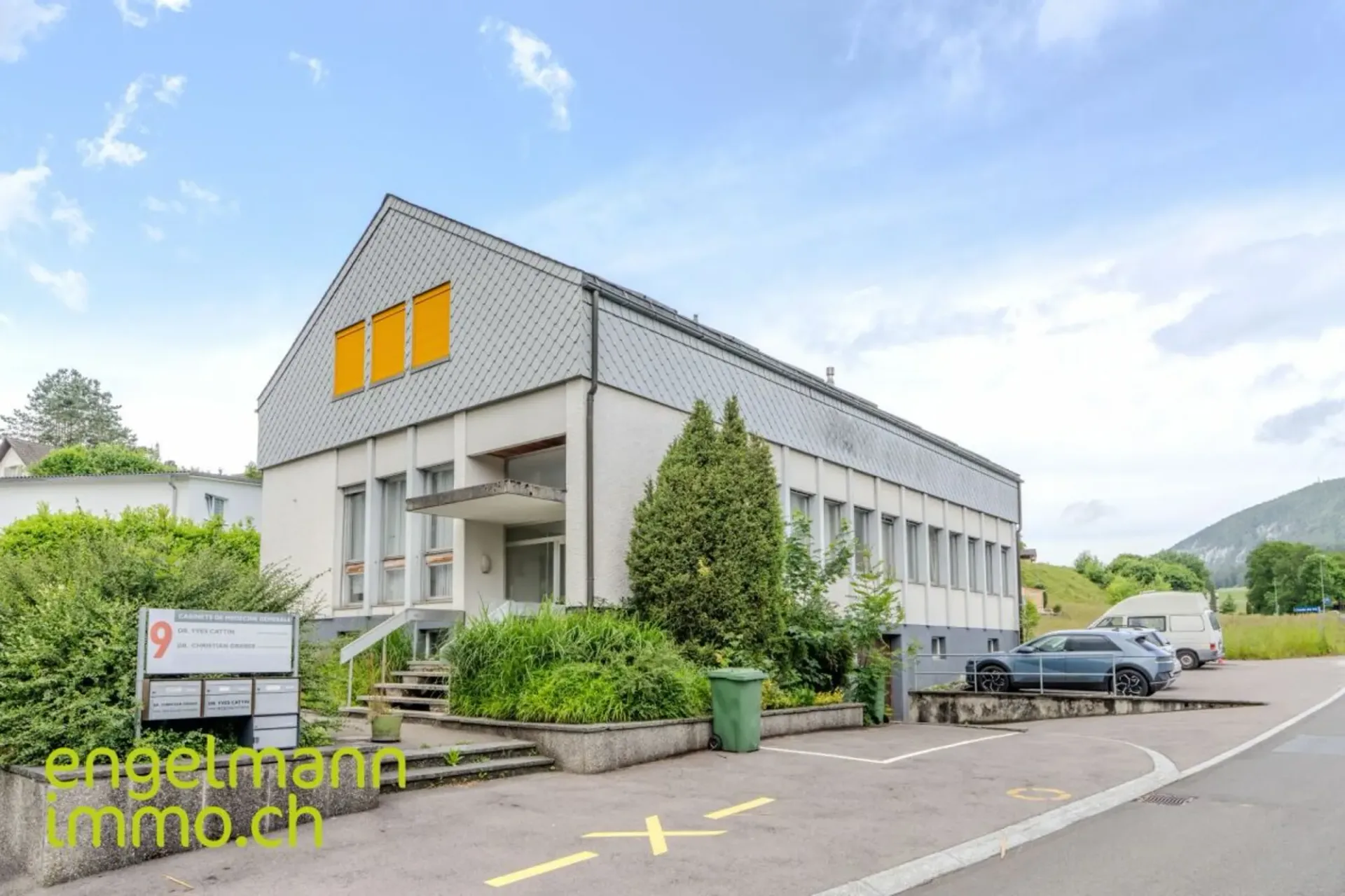 Objet de placement: locaux commerciaux, garage et atelier