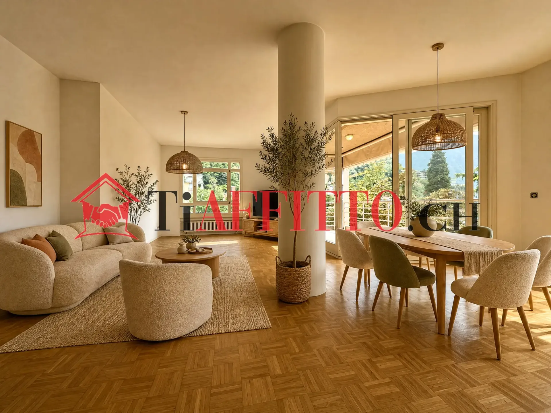 3.5 rooms with pool and jacuzzi in Lugano Cassar