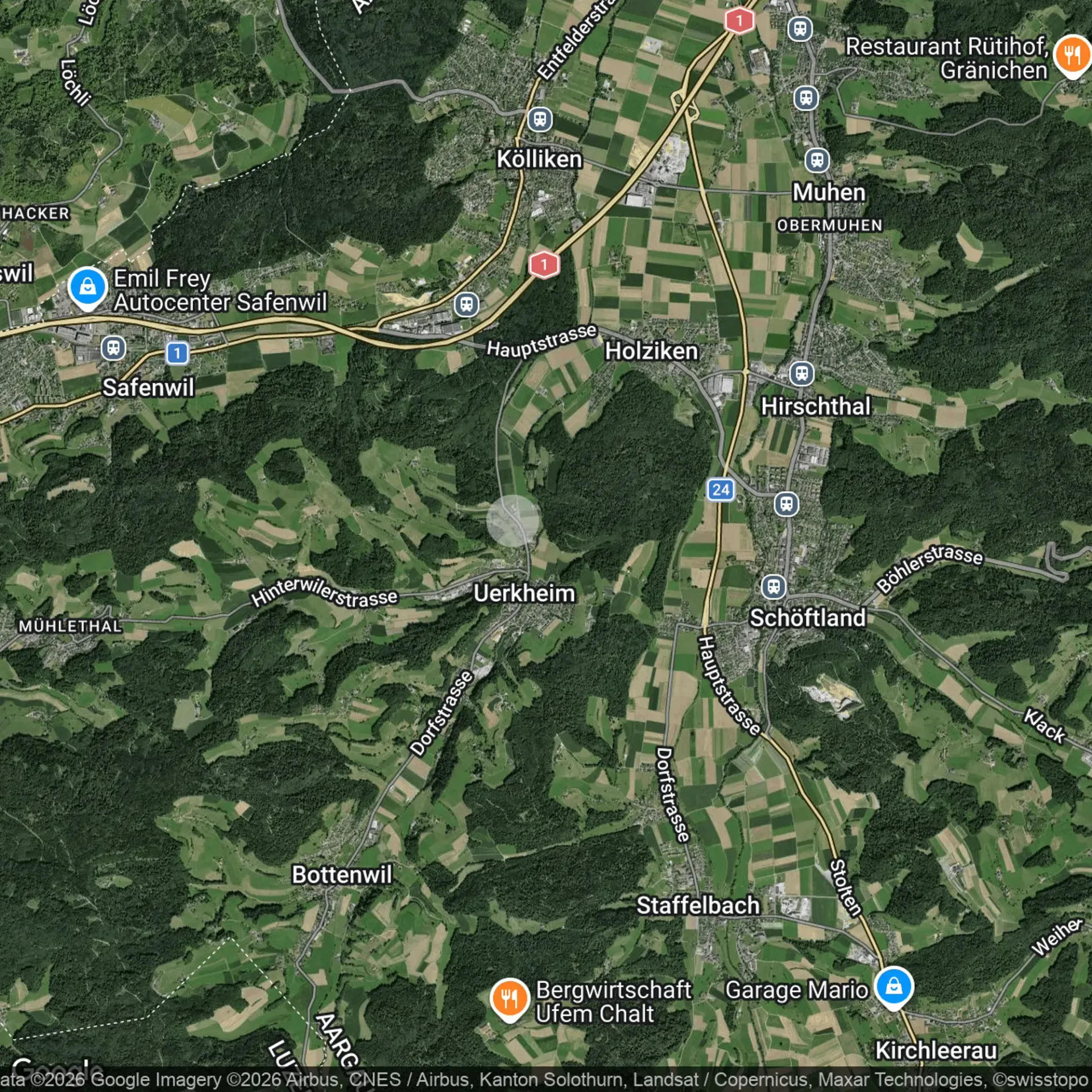 Baubewilligtes Projekt mit 3 Einfamilienhäusern in Uerkheim
