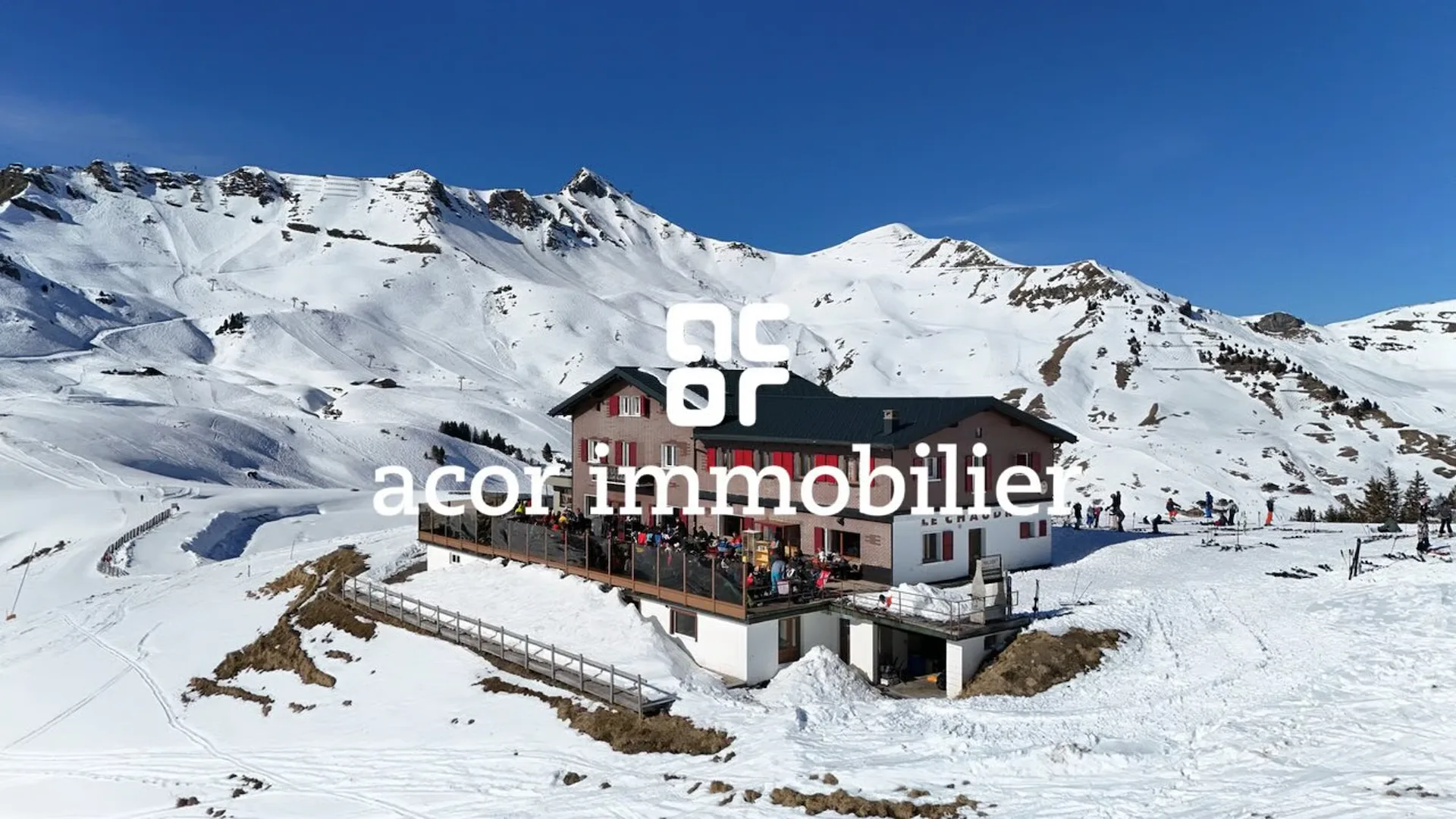Champéry - Skihotel-Restaurant "Refuge le Chaudron" direkt am Skilift