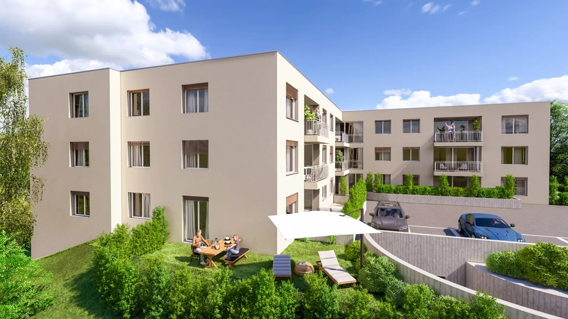 Verkauf von 25 Wohnungen vom Studio bis 5.5 Zimmer in Siviriez