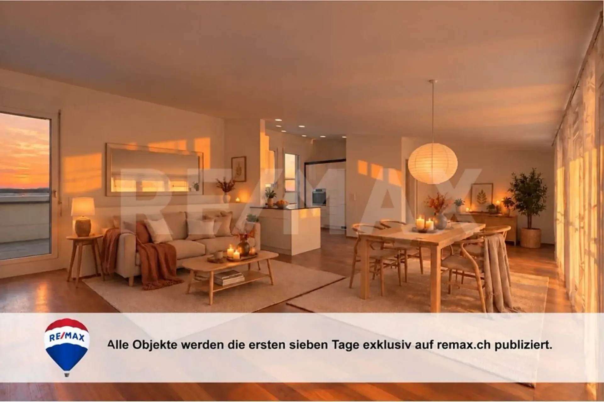 5.5-room attic apartment with sun terrace - near St. Gallen, far from everyday life