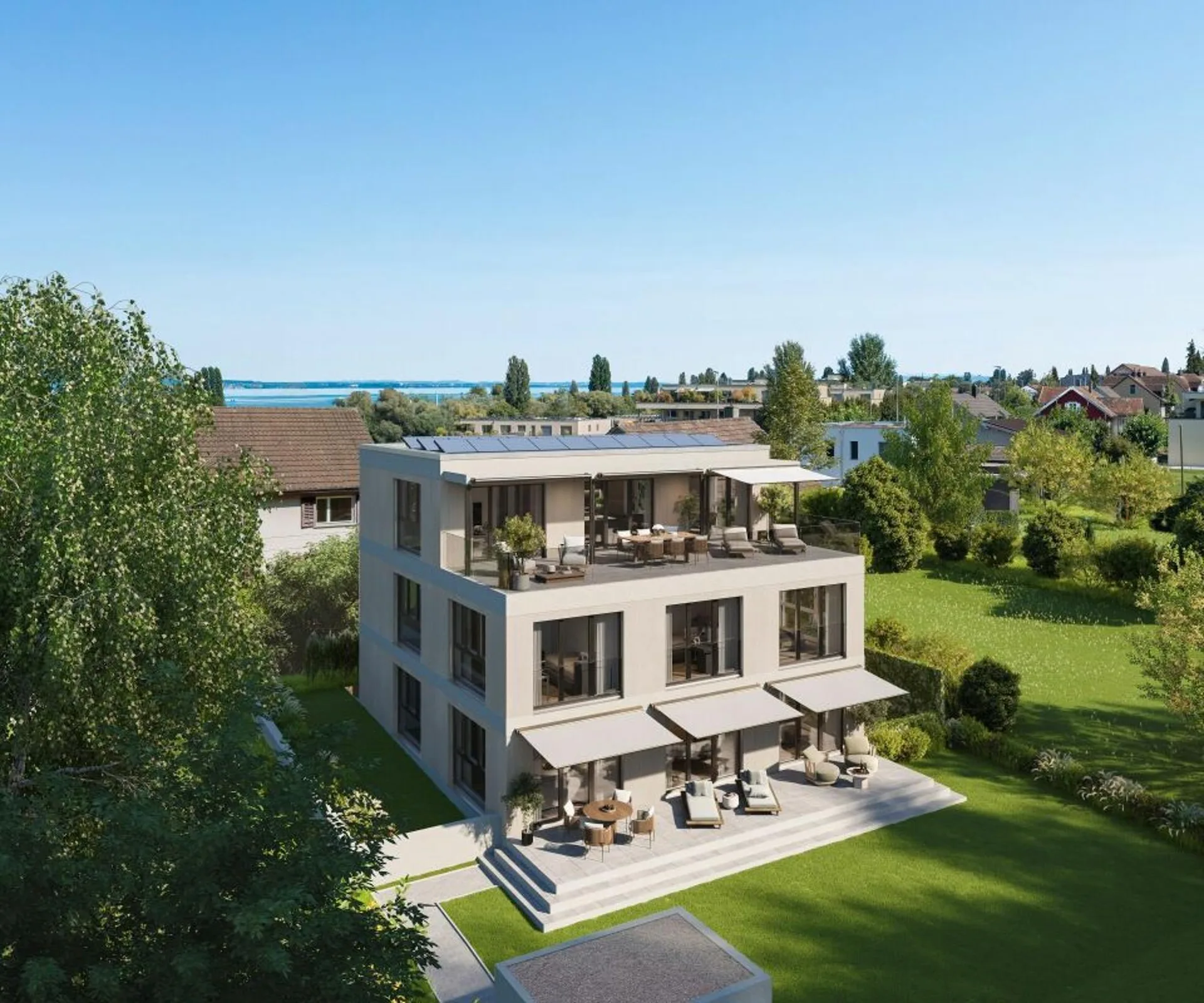 4.5-Zi. Gartenwohnung im Neubau DUO - exklusives Wohnen mit nur 2 Parteien