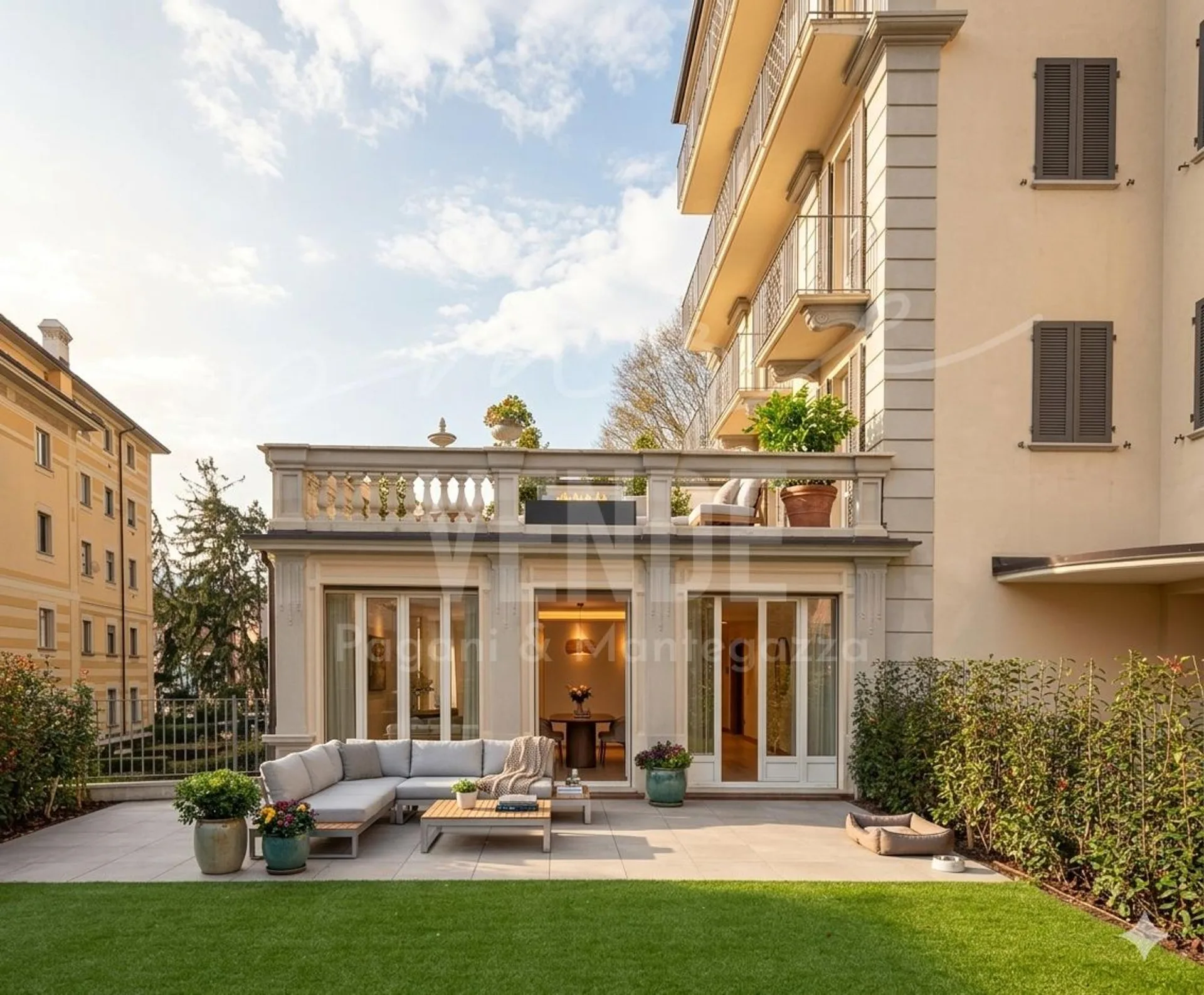 Grosszügige 4.5-Zimmer-Gartenwohnung in Lugano (Zweitwohnsitz)