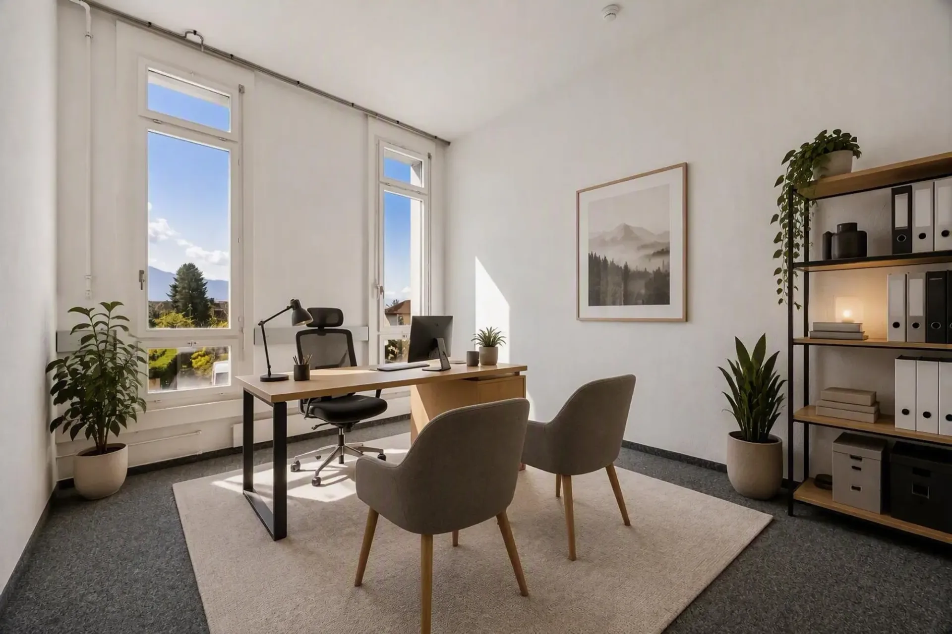 Petit, lumineux, flexible : espace de bureau dans un emplacement idéal à Heerbrugg