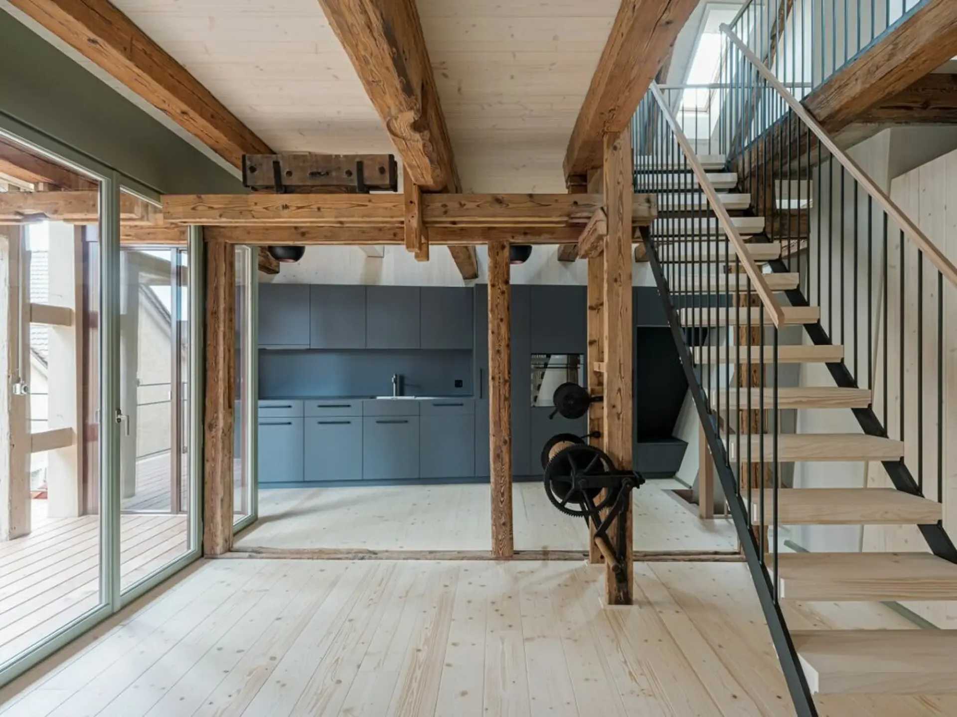 3½ Zimmer-Maisonette mit Loggia