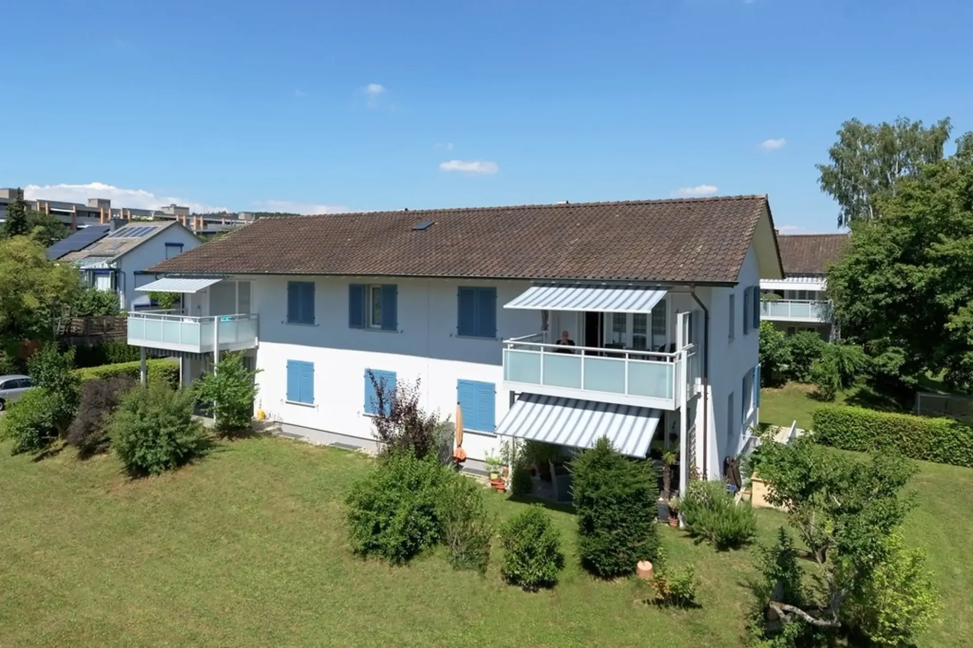 Idyllische Wohnung mit grossem Gartensitzplatz