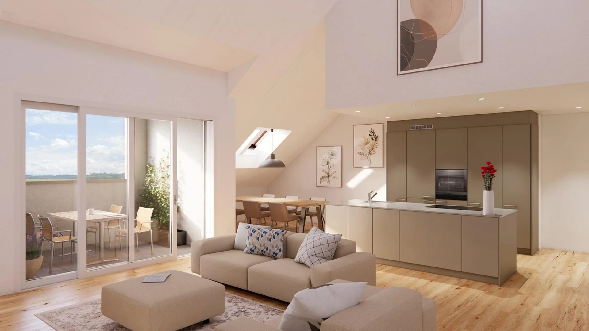 5.5-Zimmer-Dachwohnung in Opfershofen TG