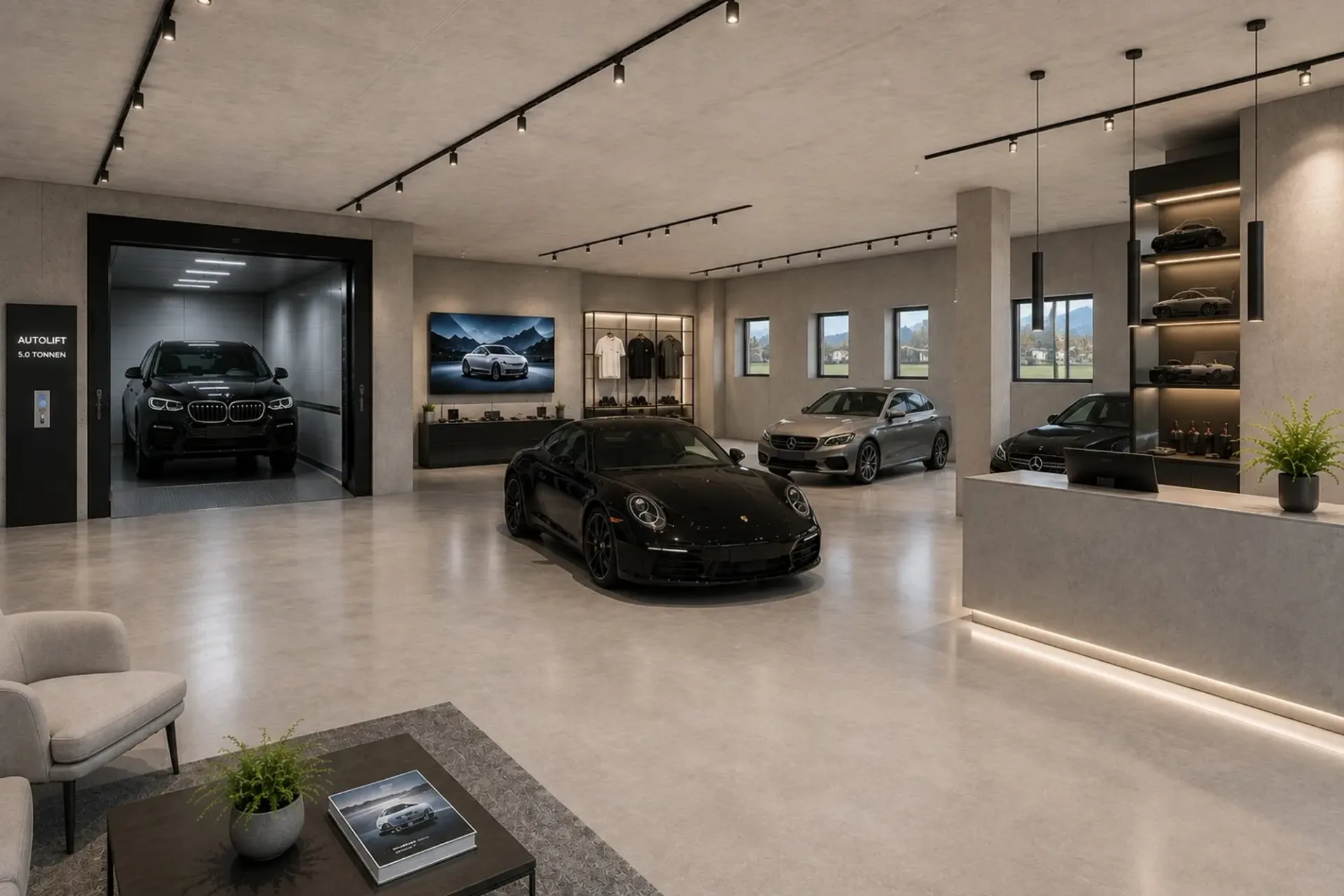 PREMIUM SHOWROOMS AND EXCLUSIVE COMMERCIAL SPACE WITH 5-TONNE CAR LIFT