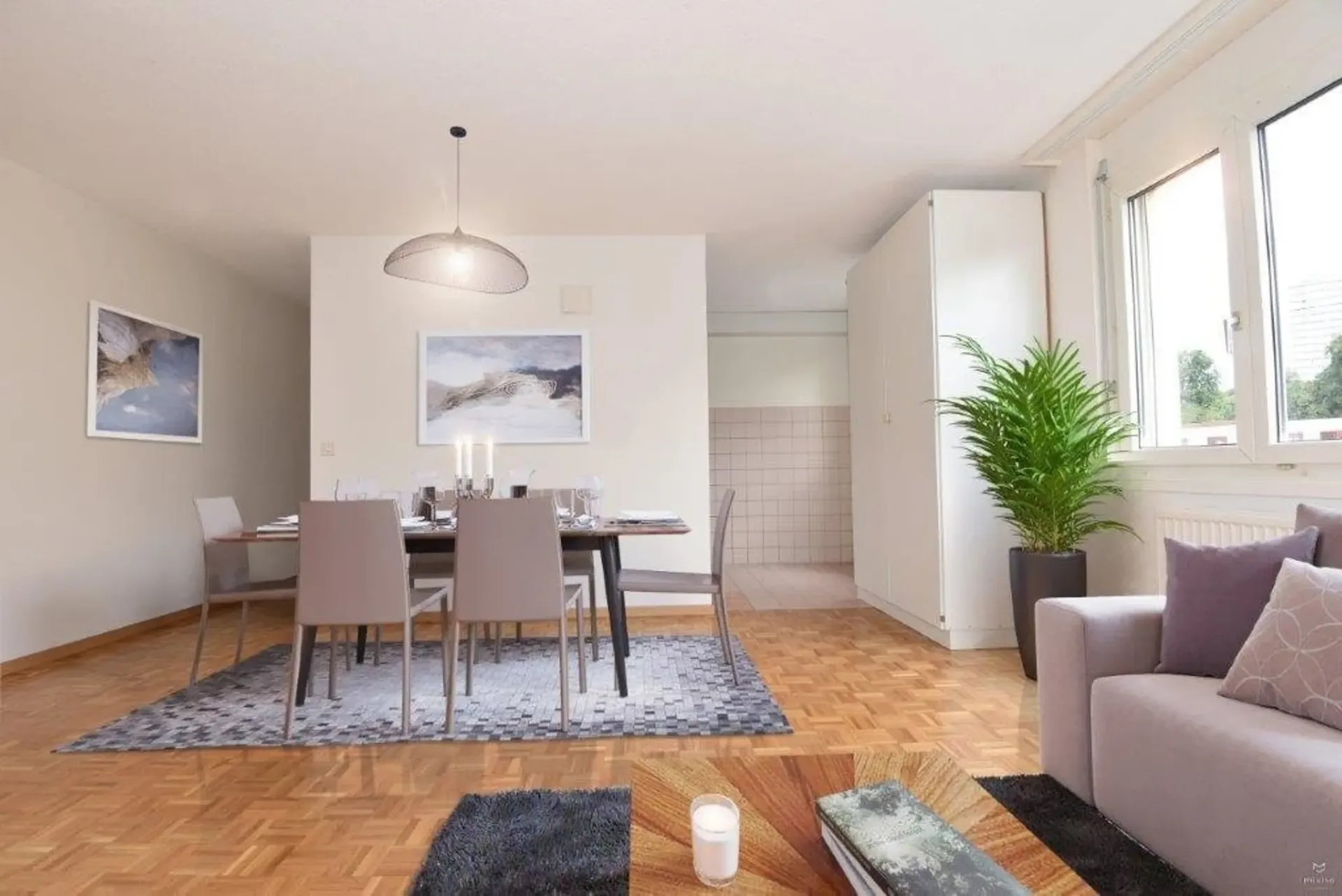 Quartiere Valentin, bel appartamento di 2 pezzi al 3° piano