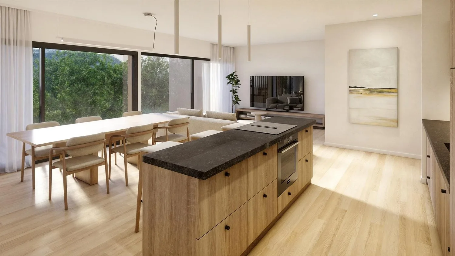 Appartement mit 4,5 Zimmern im Erdgeschoss und großer Terrasse