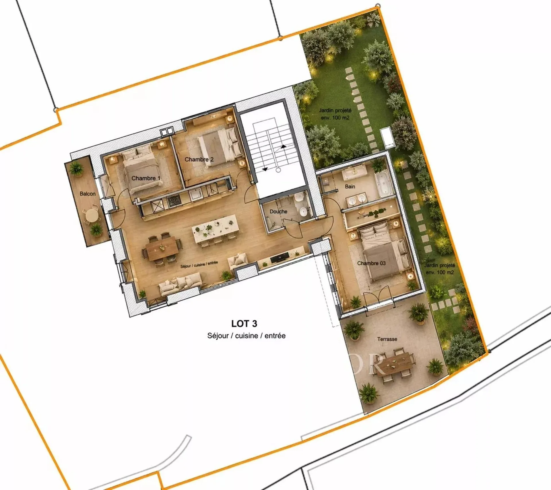Wohnung 4.5 Zimmer privat - PPE mit 5 Wohnungen