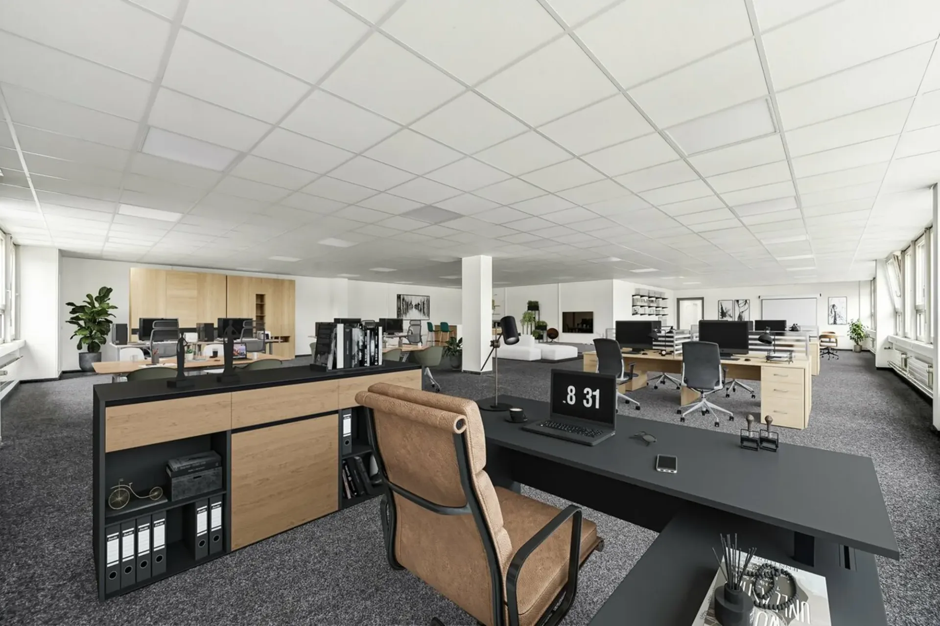 Moderne Bürofläche - komplett ausgebaut & bezugsbereit