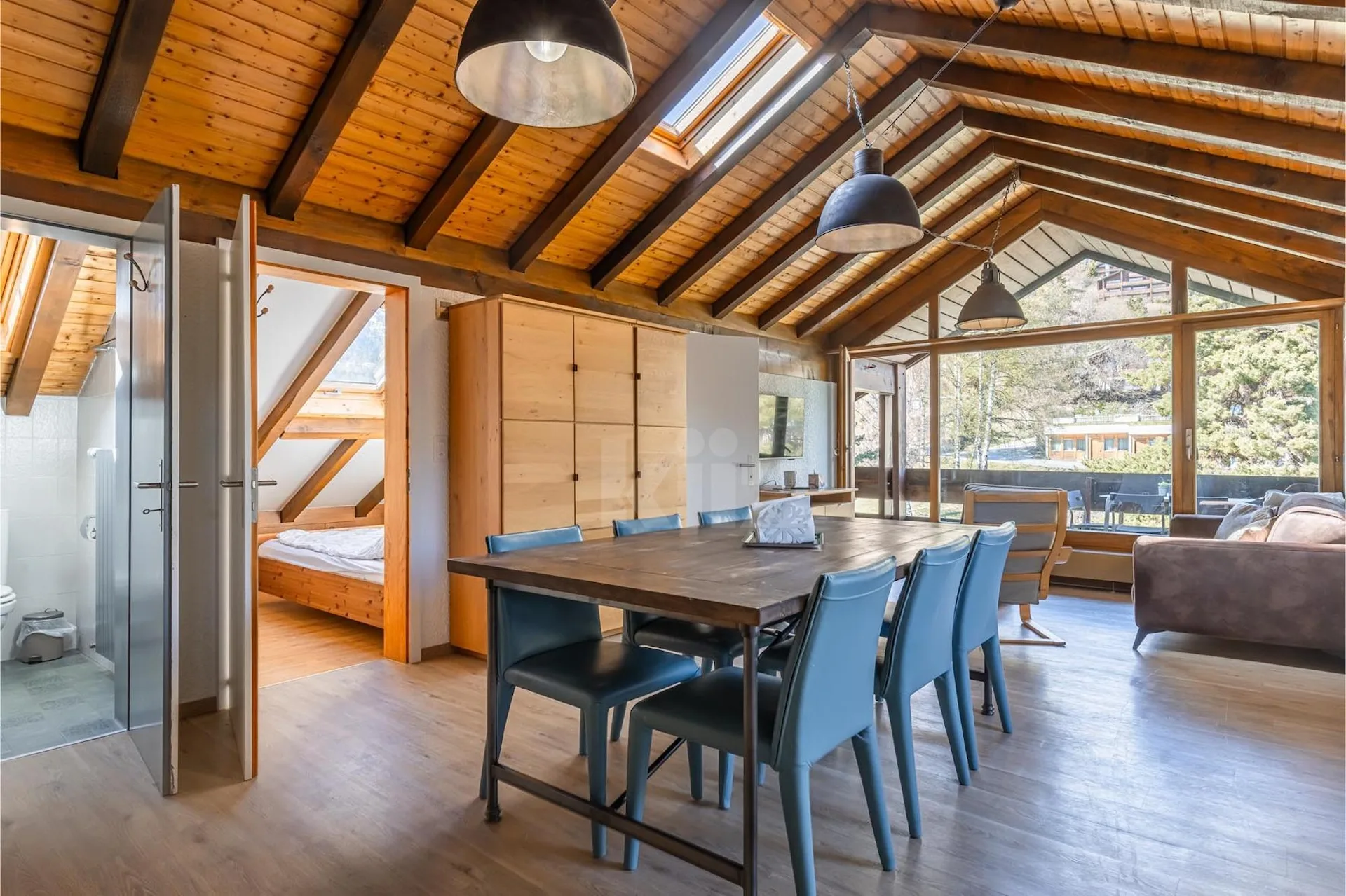 Charmant appartement avec vue montagne et grand balcon