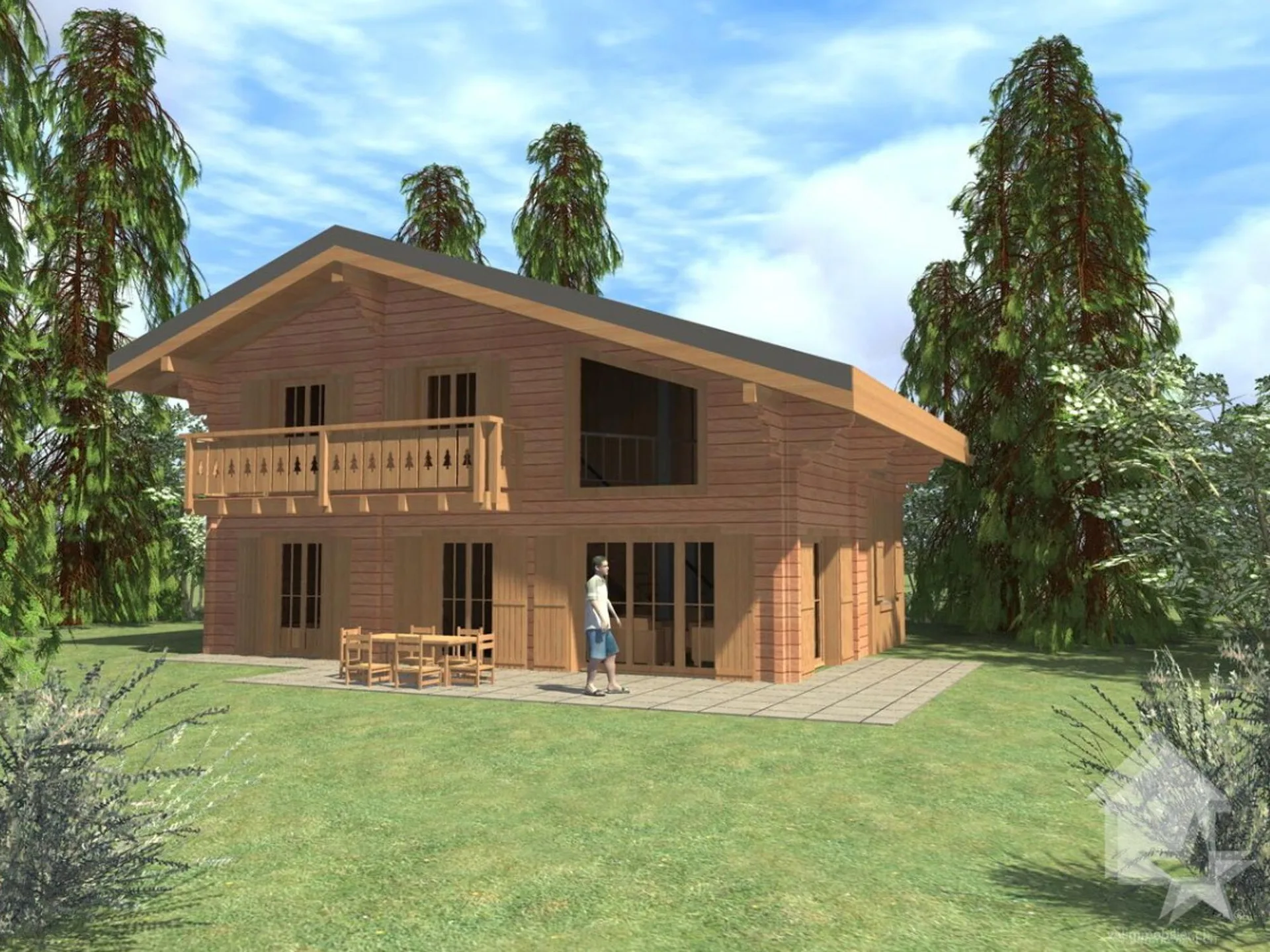 Bauprojekt für ein Chalet in der freien Natur!