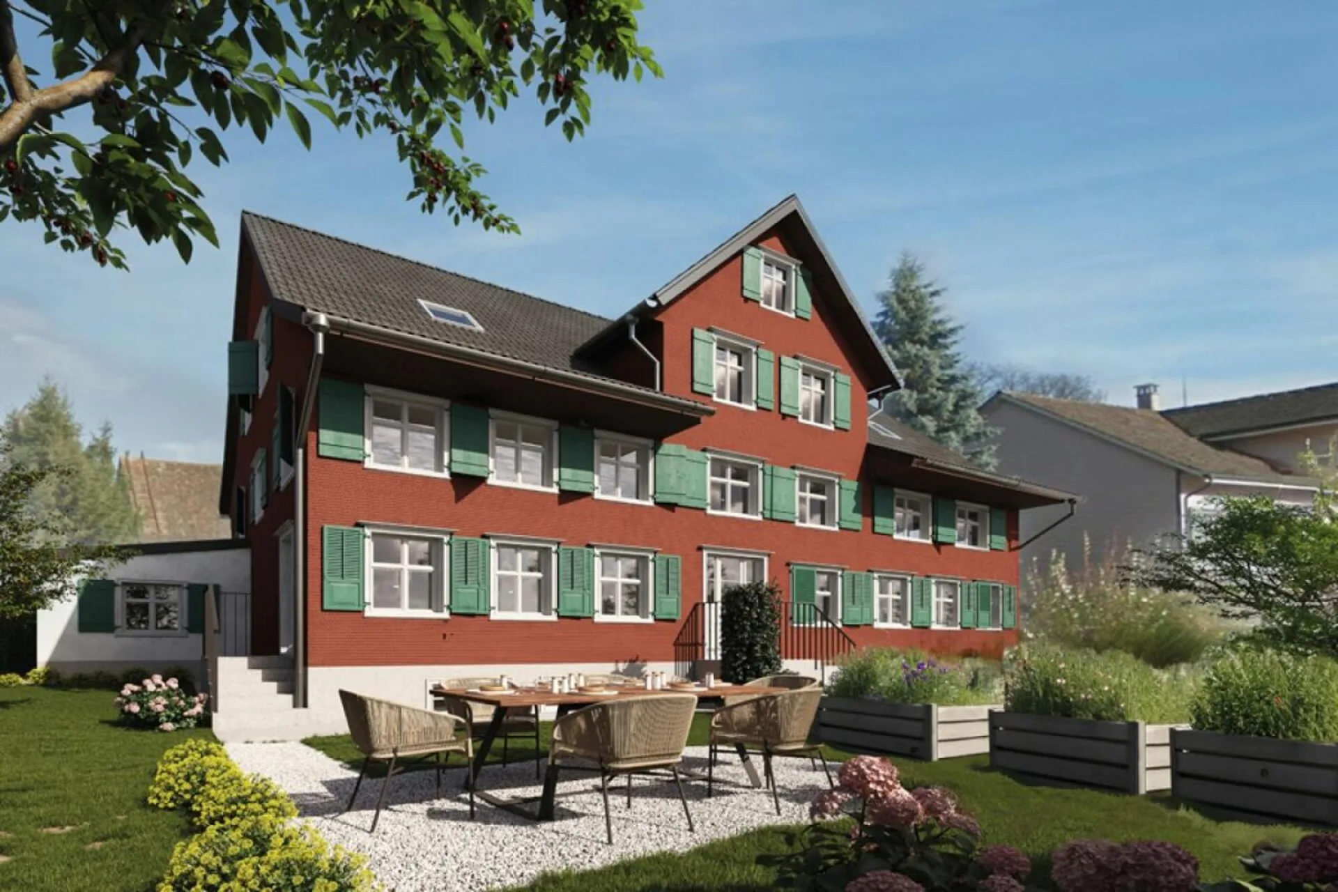 Bewilligtest Projekt + Land + Umbauhaus für 2 EFH CHF 1'100'000