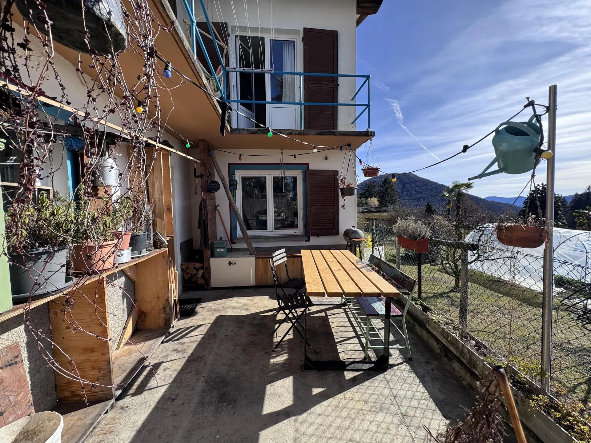 Charakteristisches Haus 4.5 mit Panoramablick in Bedigliora