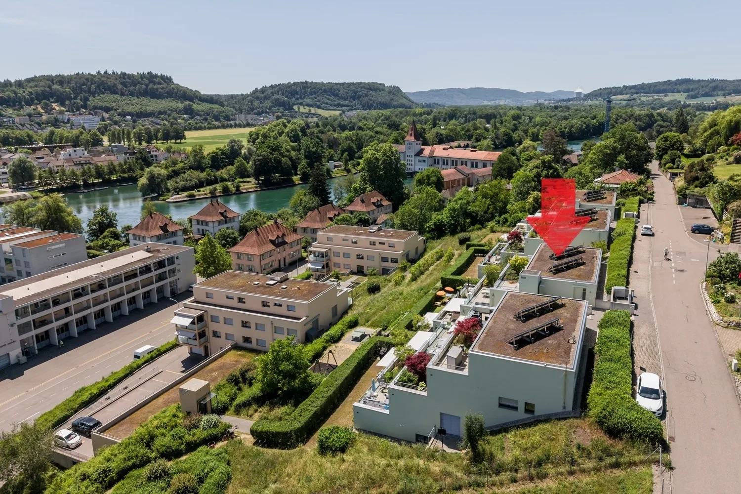 Panoramic view of Aarau's old town!