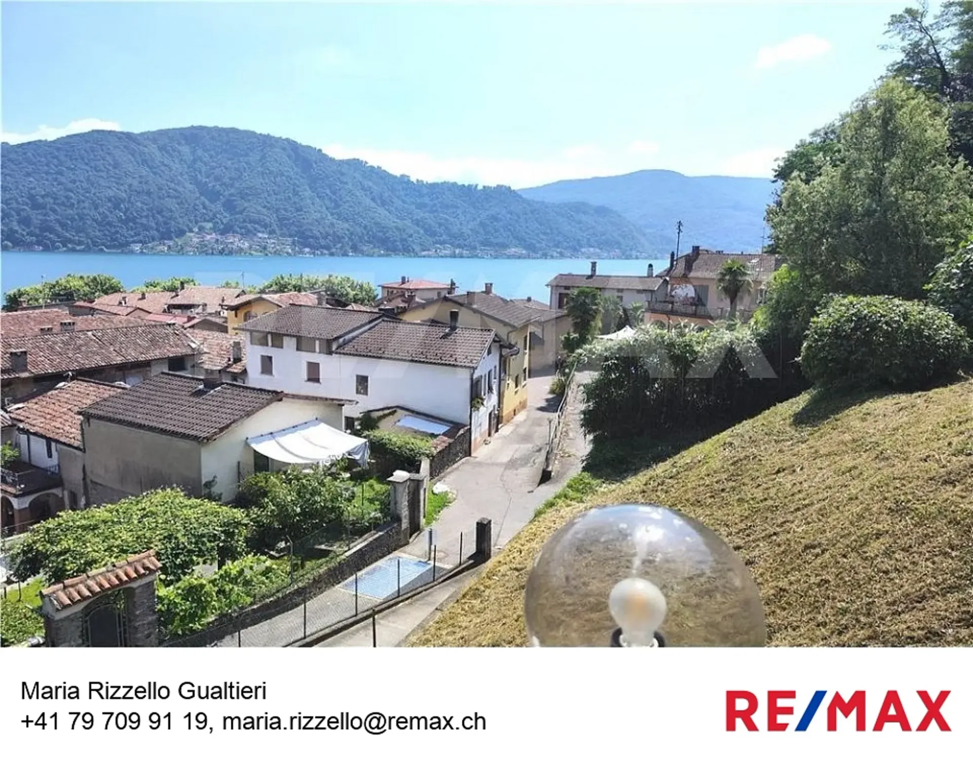 Bauland mit schönem Seeblick und Bergen