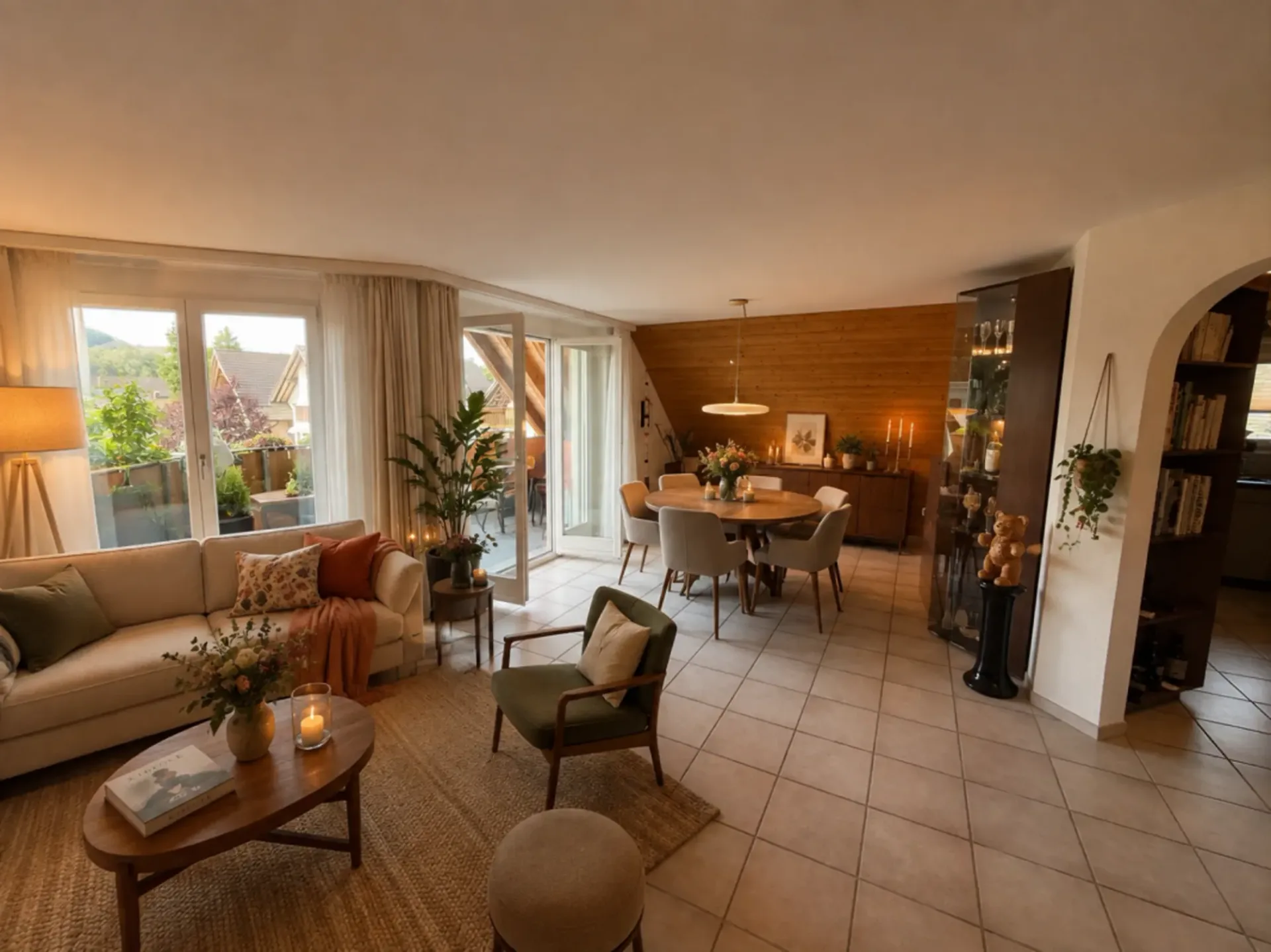 Gemütliche Dachwohnung mit schöner Terrasse
