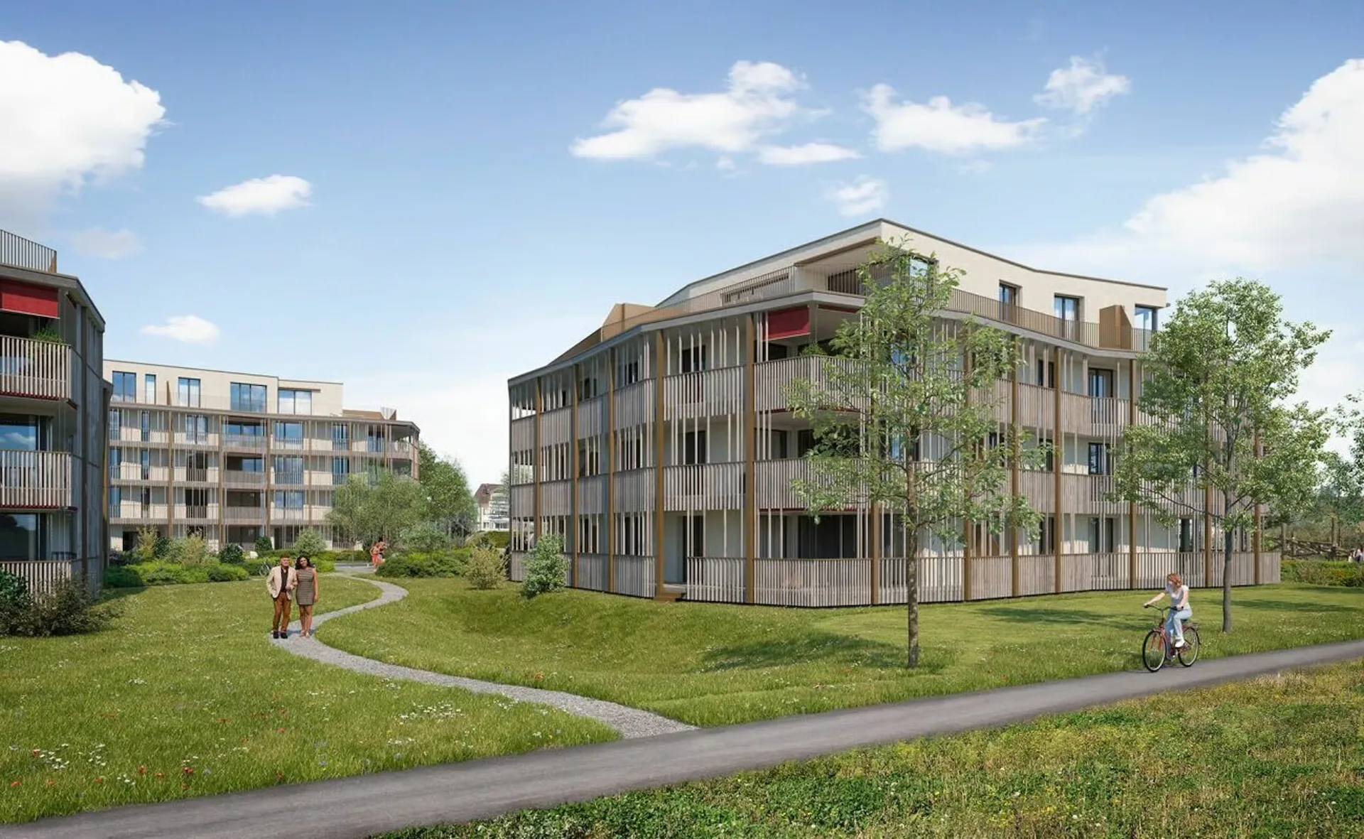 Moderne 2.5 Zi-Wohnungen mit grosszügiger gedeckter Terrasse