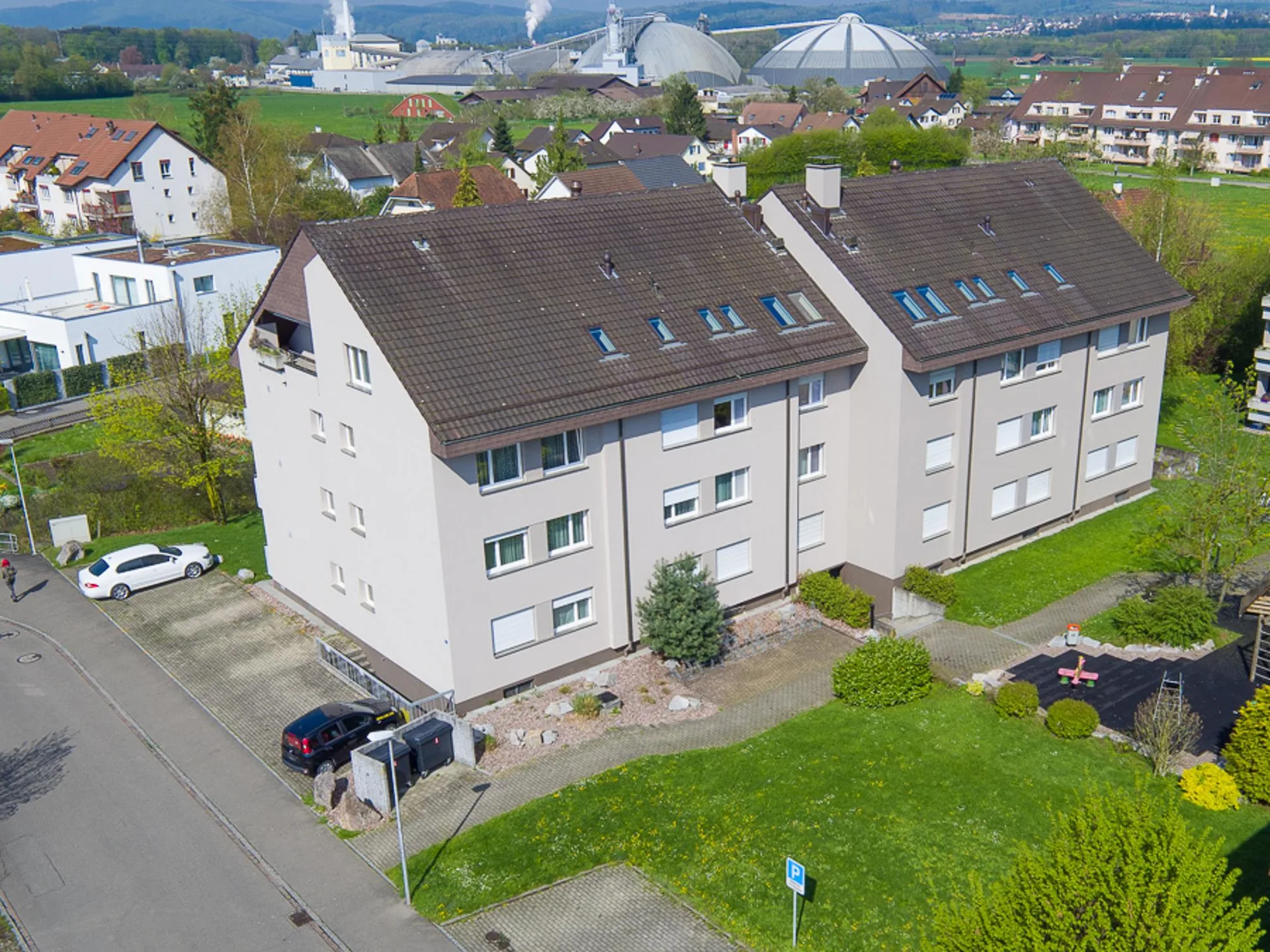 Viel Grünfläche, Kinderfreundlich