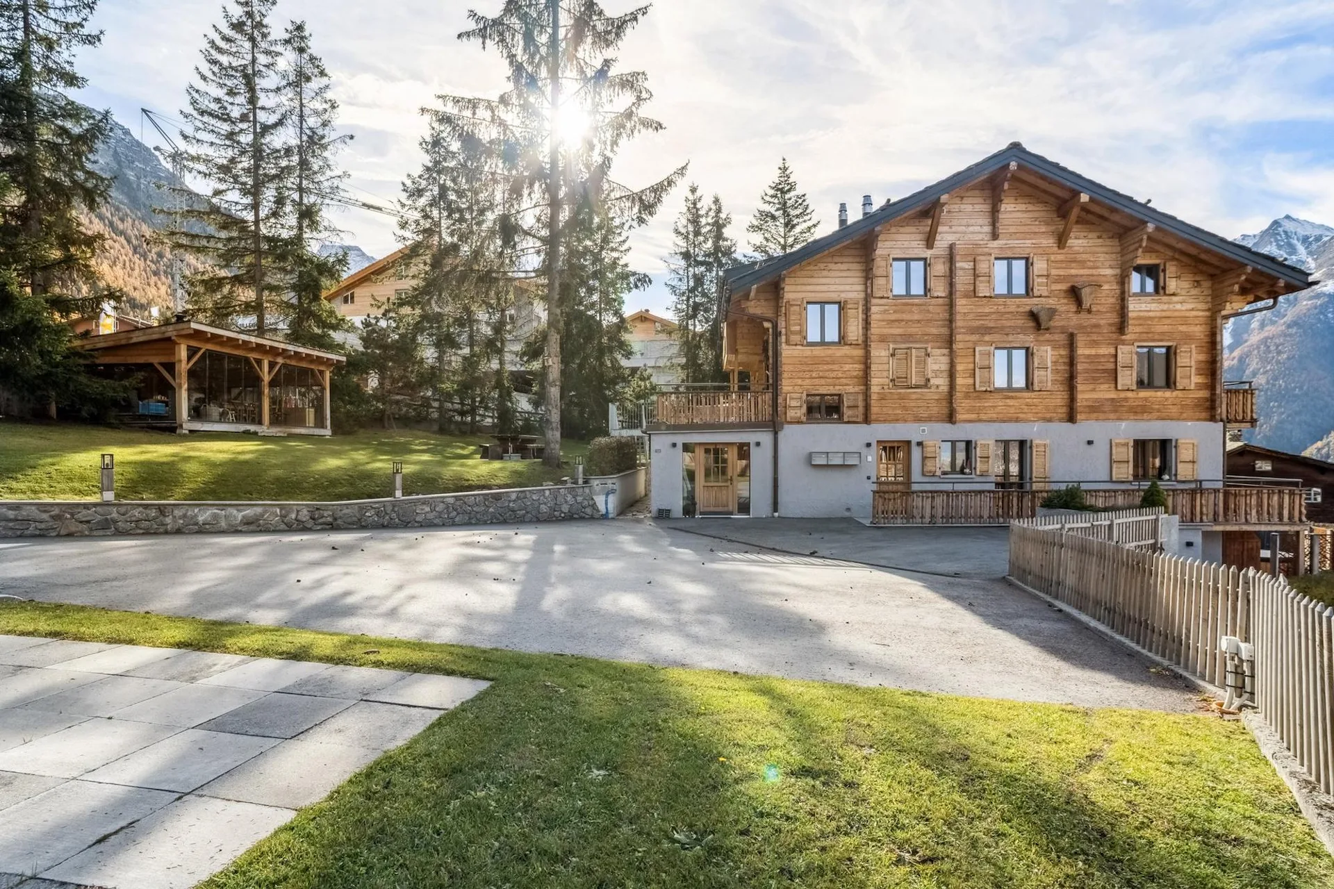 Charmantes Penthouse mit Panoramablick in Grächen
