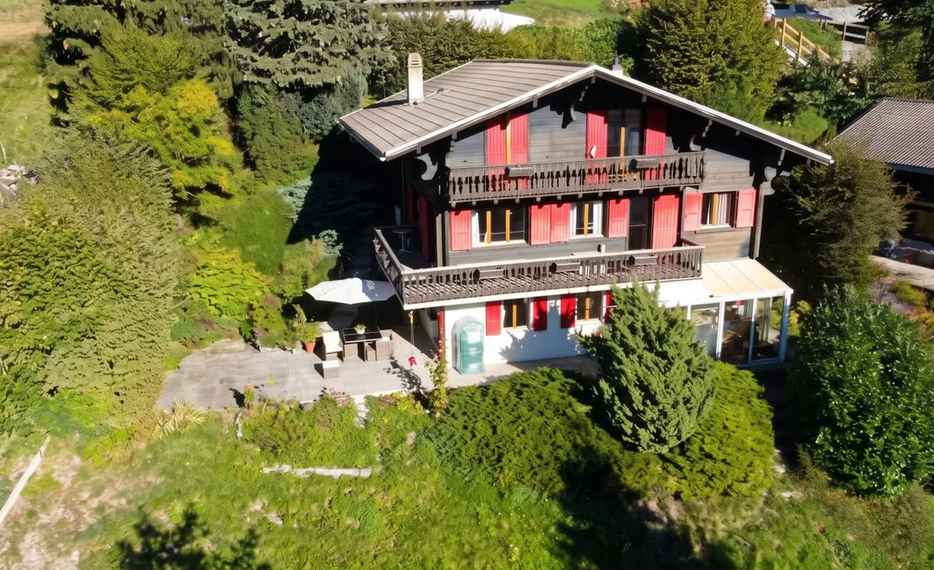Familiënchalet mit Blick auf die Dents-du-Midi - Zweitwohnsitz erlaubt - Verkauf an Ausländer möglich