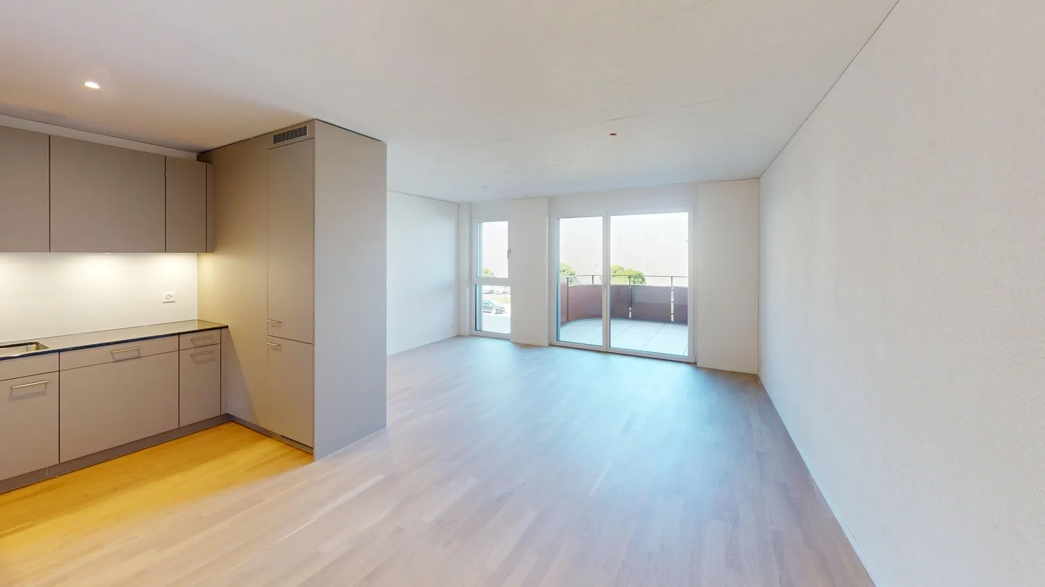Habitation moderne avec balcon orienté est dans YOUNIC à Dübendorf