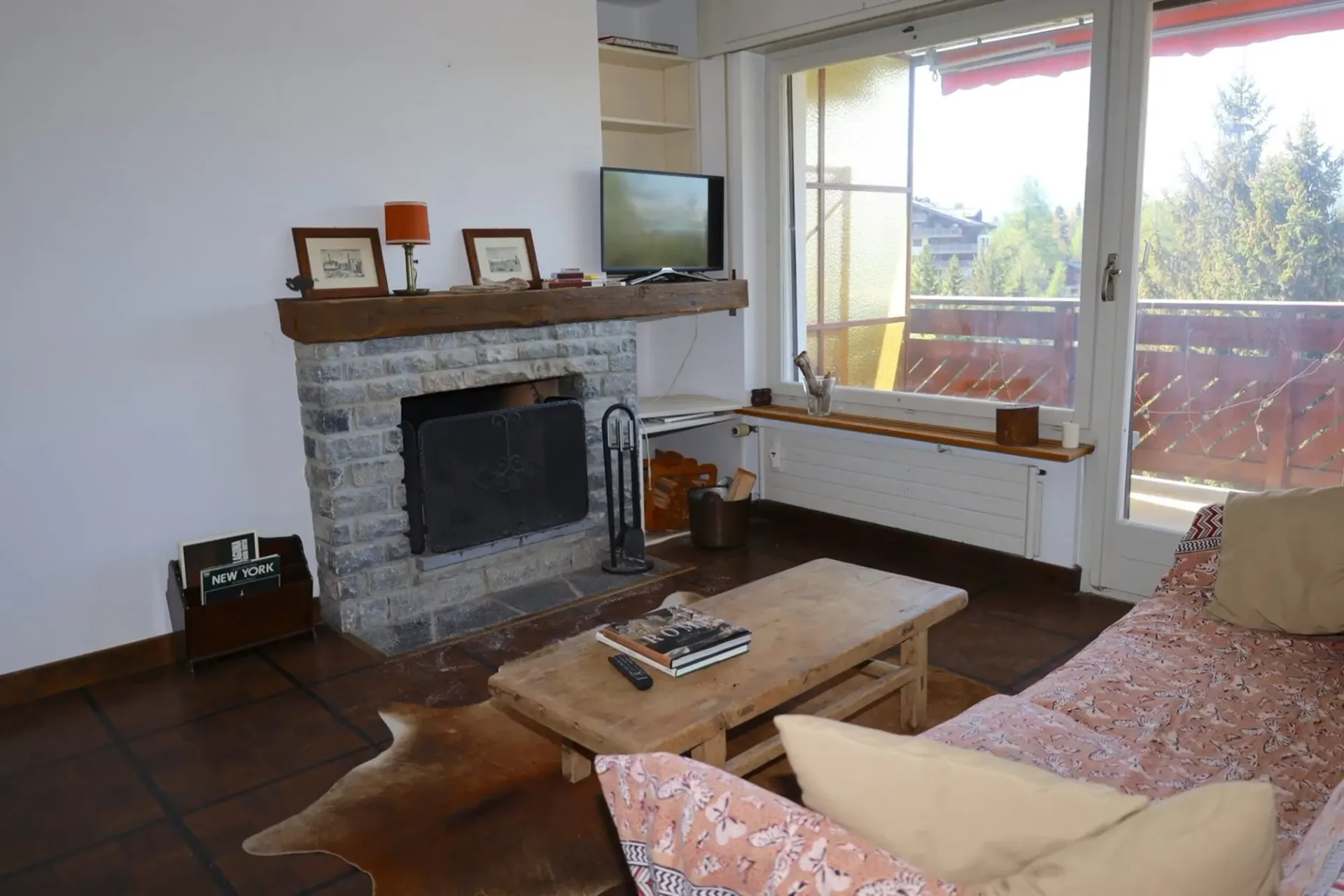 Charmantes 2,5-Zimmer-Wohnung mit atemberaubendem Blick in Crans