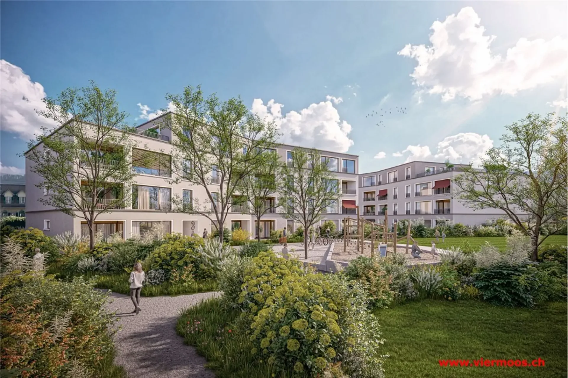 Nouvelle construction Viermoos - Vivre dans le meilleur emplacement central d'Urtenen-Schönbühl
