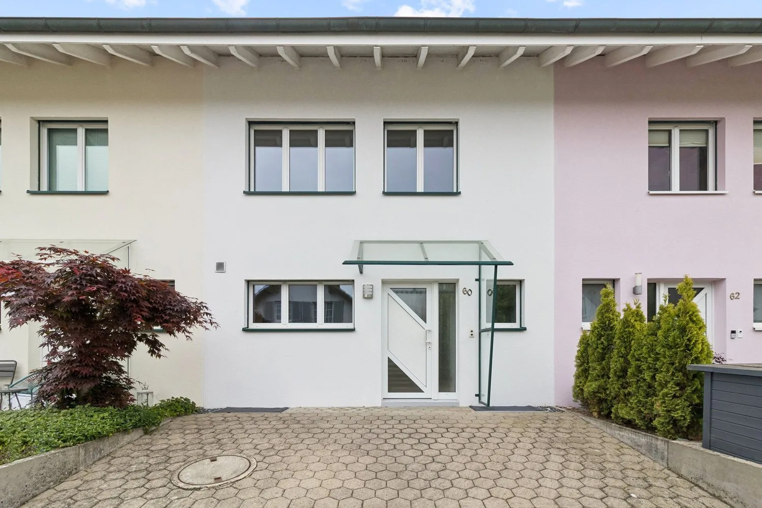 Maison mitoyenne bien entretenue avec garantie de bien-être