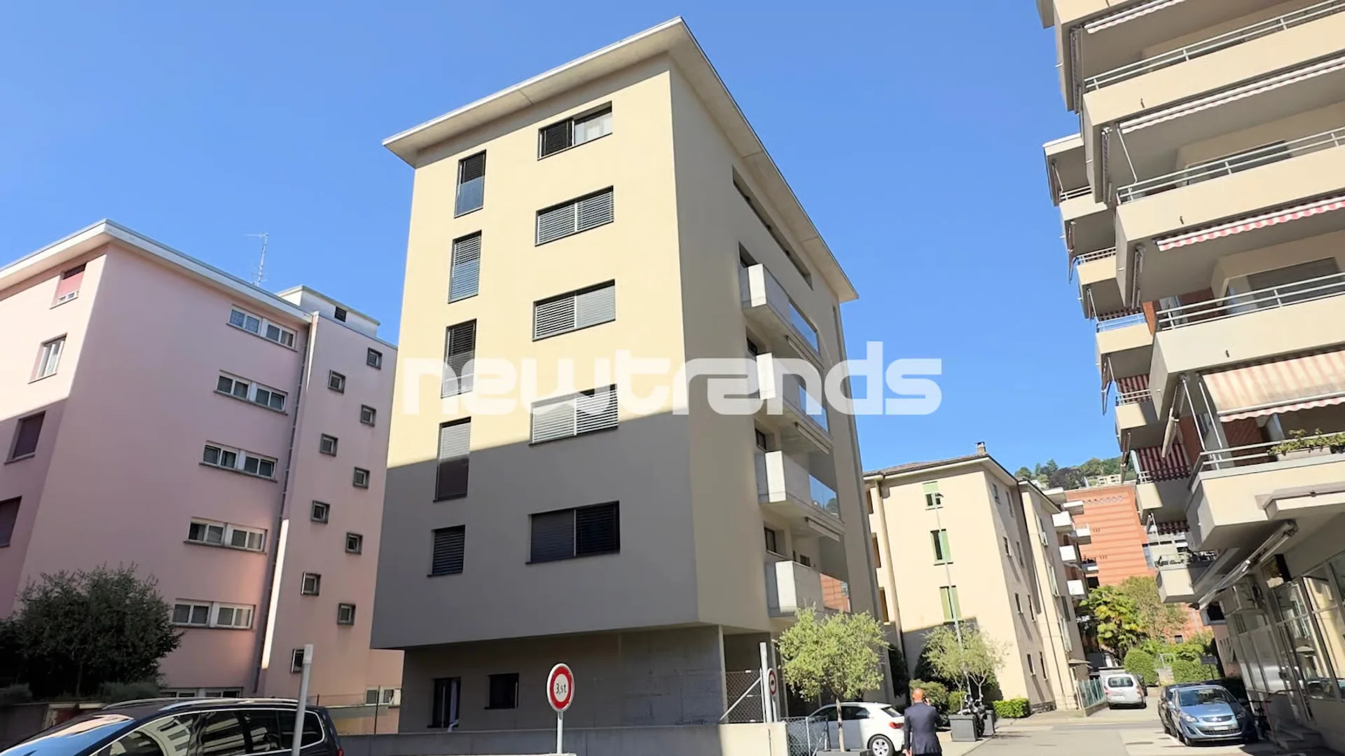 Lugano Zentrum, 2.5 Zimmer mit Balkon in der Nähe aller Dienstleistungen