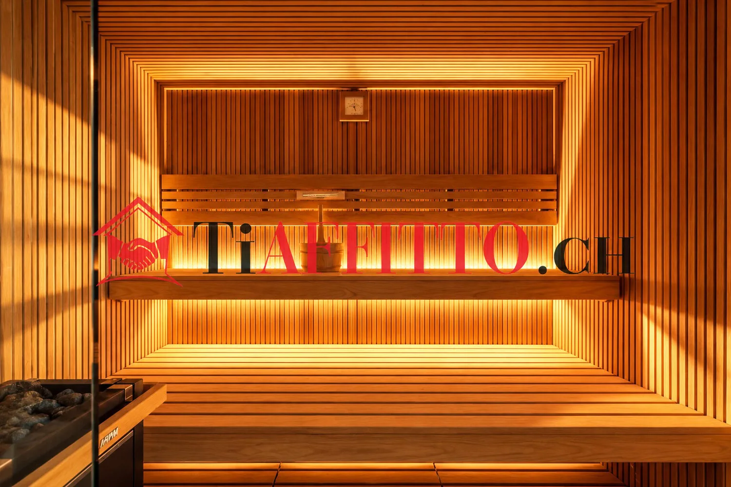 SAUNA UND FITNESSRAUM IN IHREM NEUEN 2.5-ZIMMER-WOHNUNG IN MASSAGNO