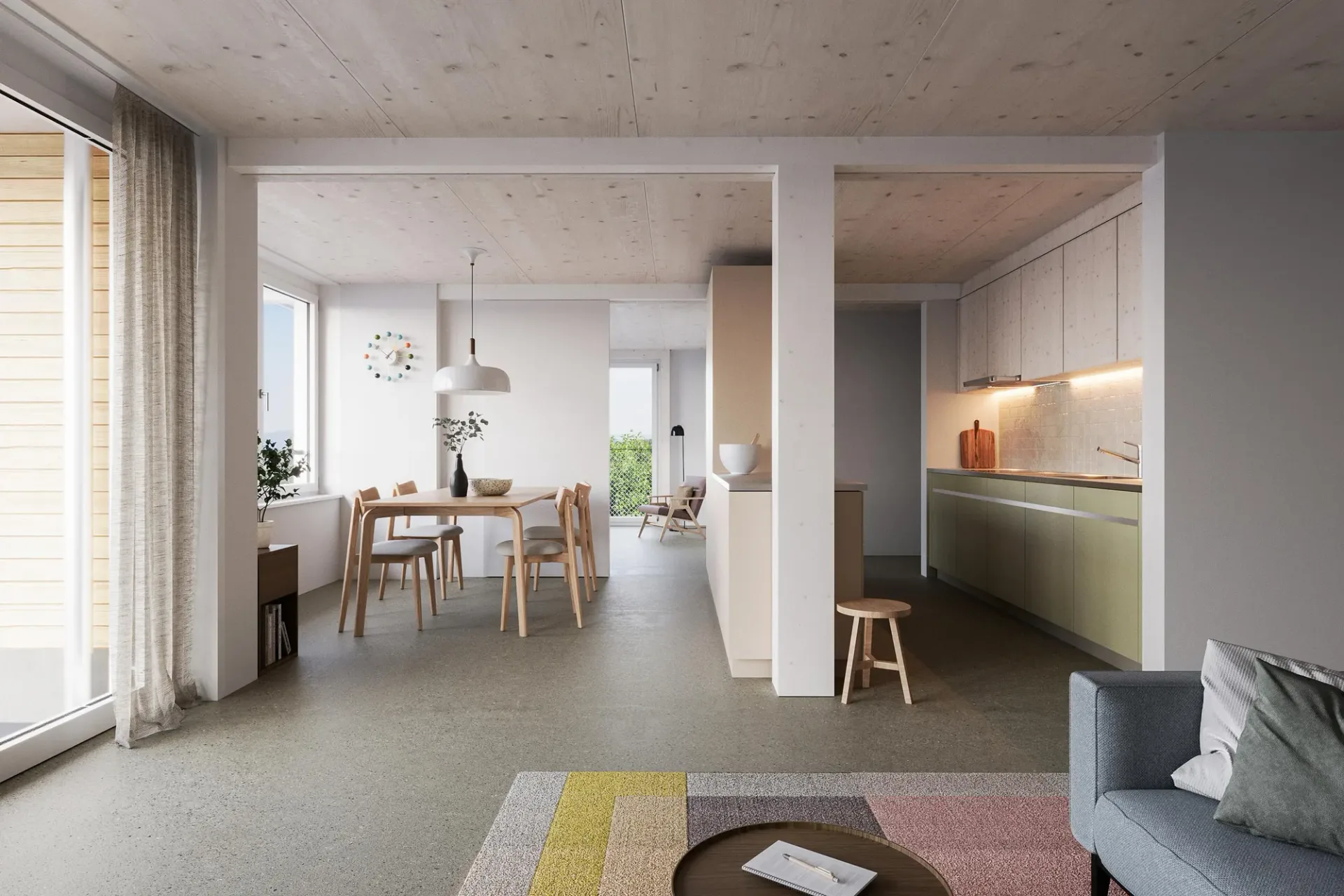 5.5-Zimmerwohnung mit Gartenambiente in Bülach