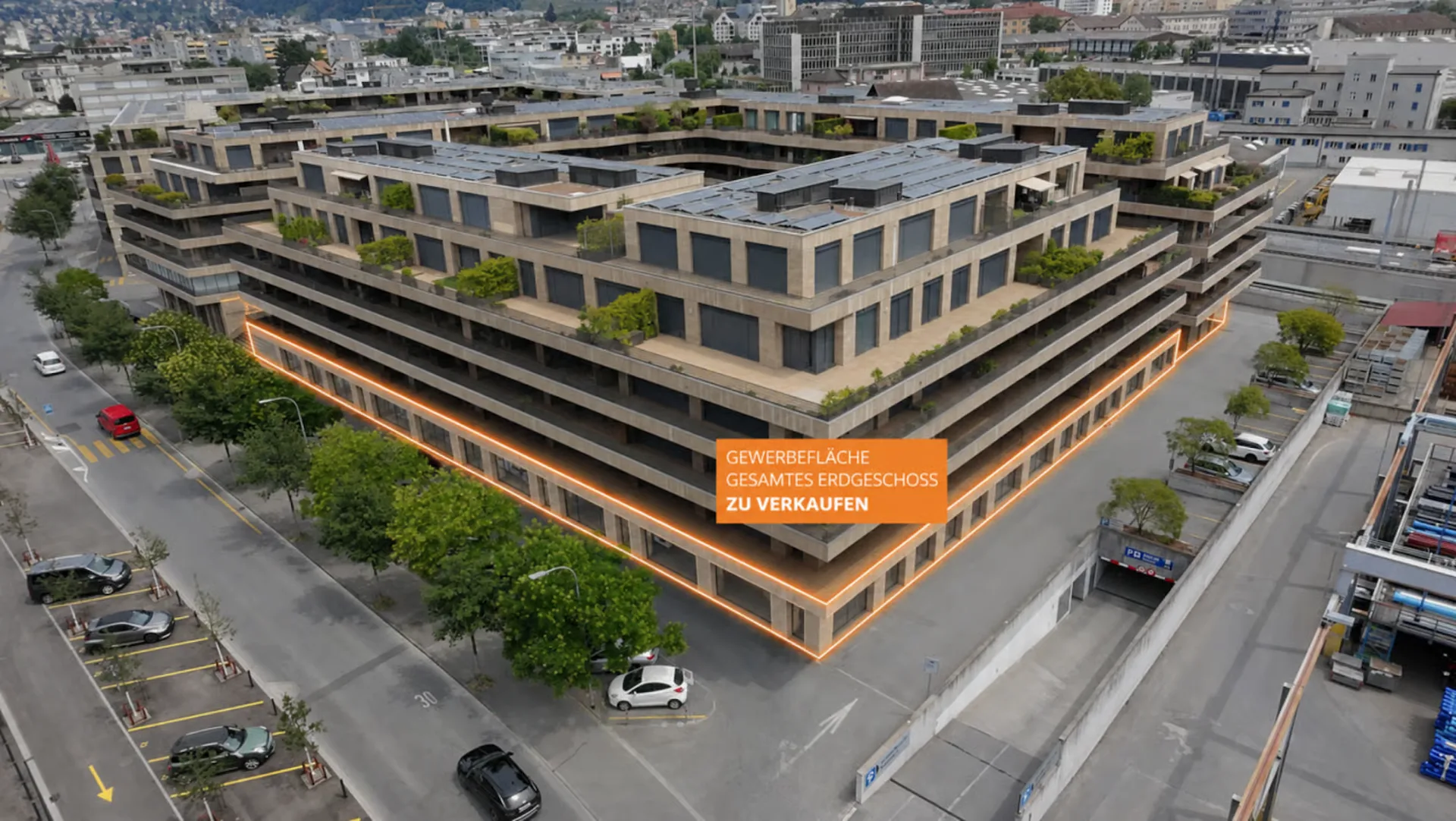 Chur West - Fully Rented Commercial Investment in the Up-and-Coming Quarter