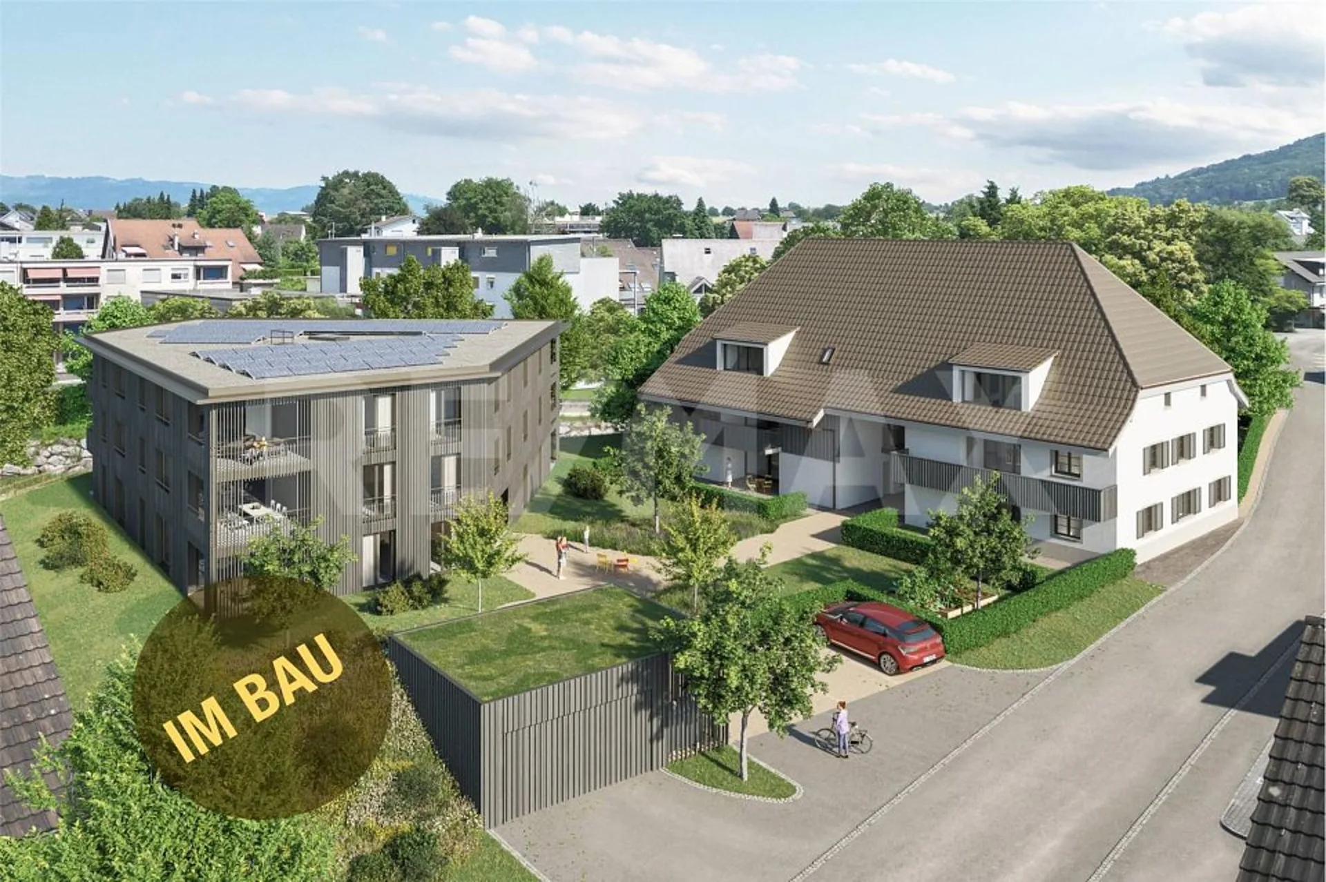 LINDENSTEG: Zentral und grosszügig wohnen, Rohbau weit fortgeschritten