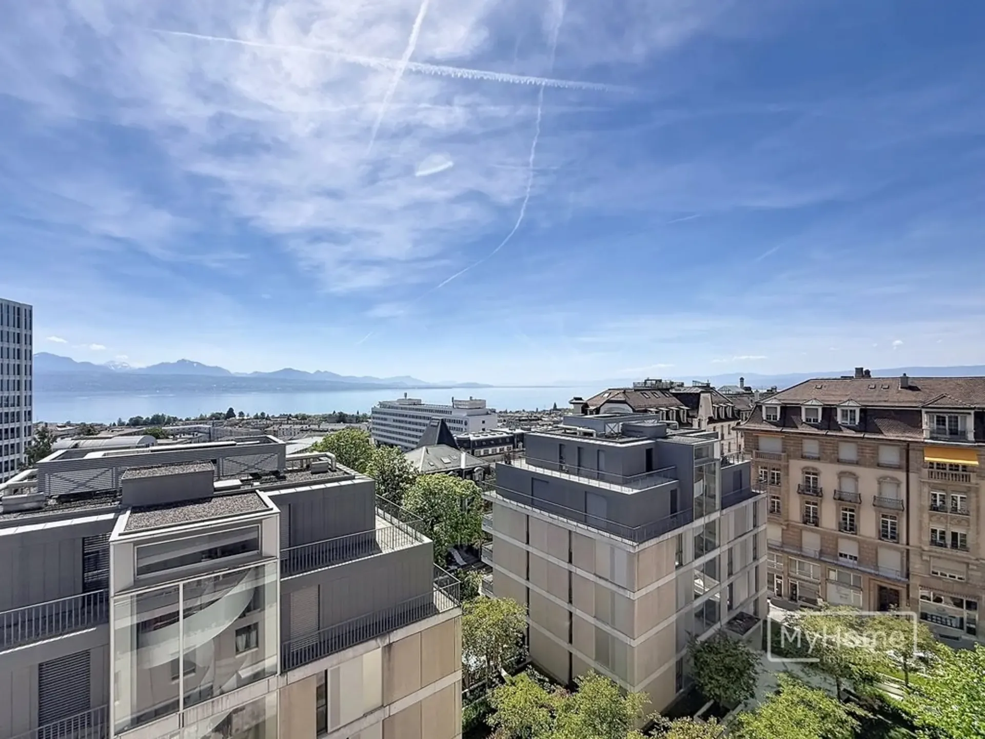Magnificent apartment with a view of Lake Geneva